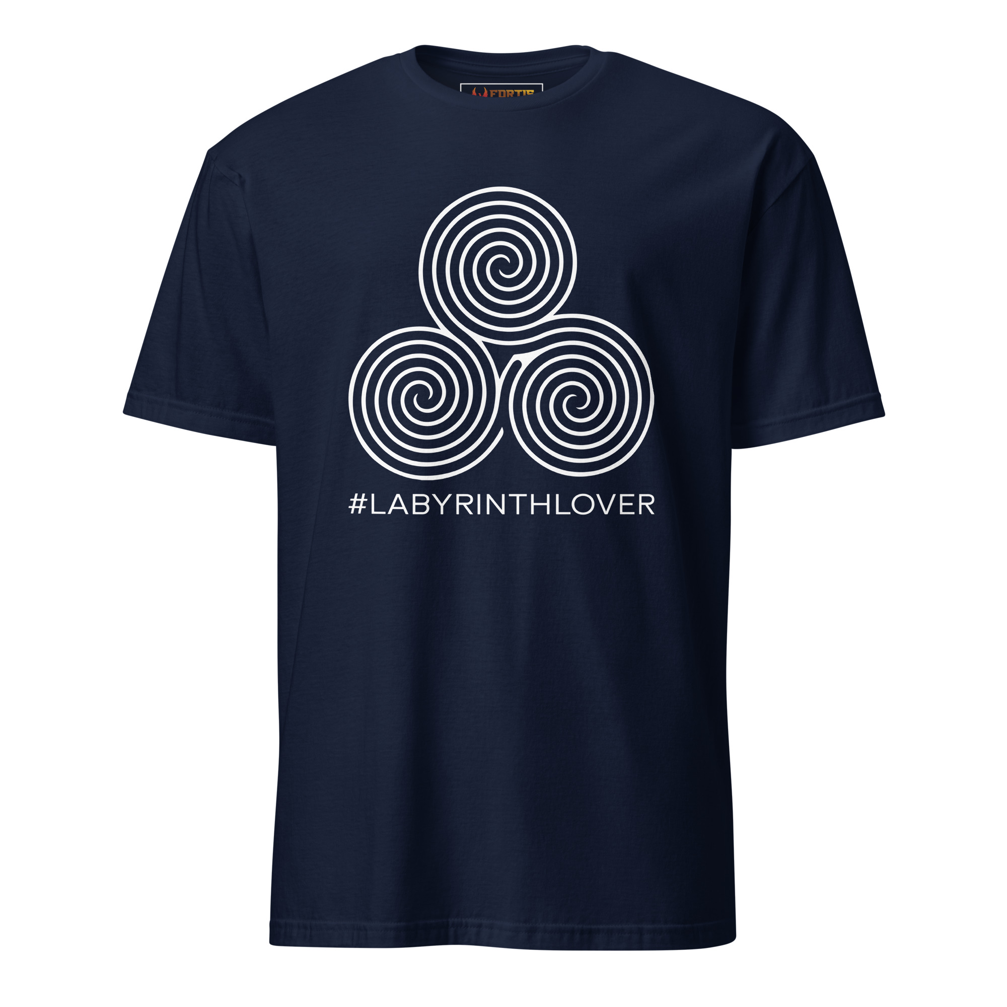 Labyrinth Triple Spiral #labyrinthlover Short-Sleeve Unisex T-Shirt