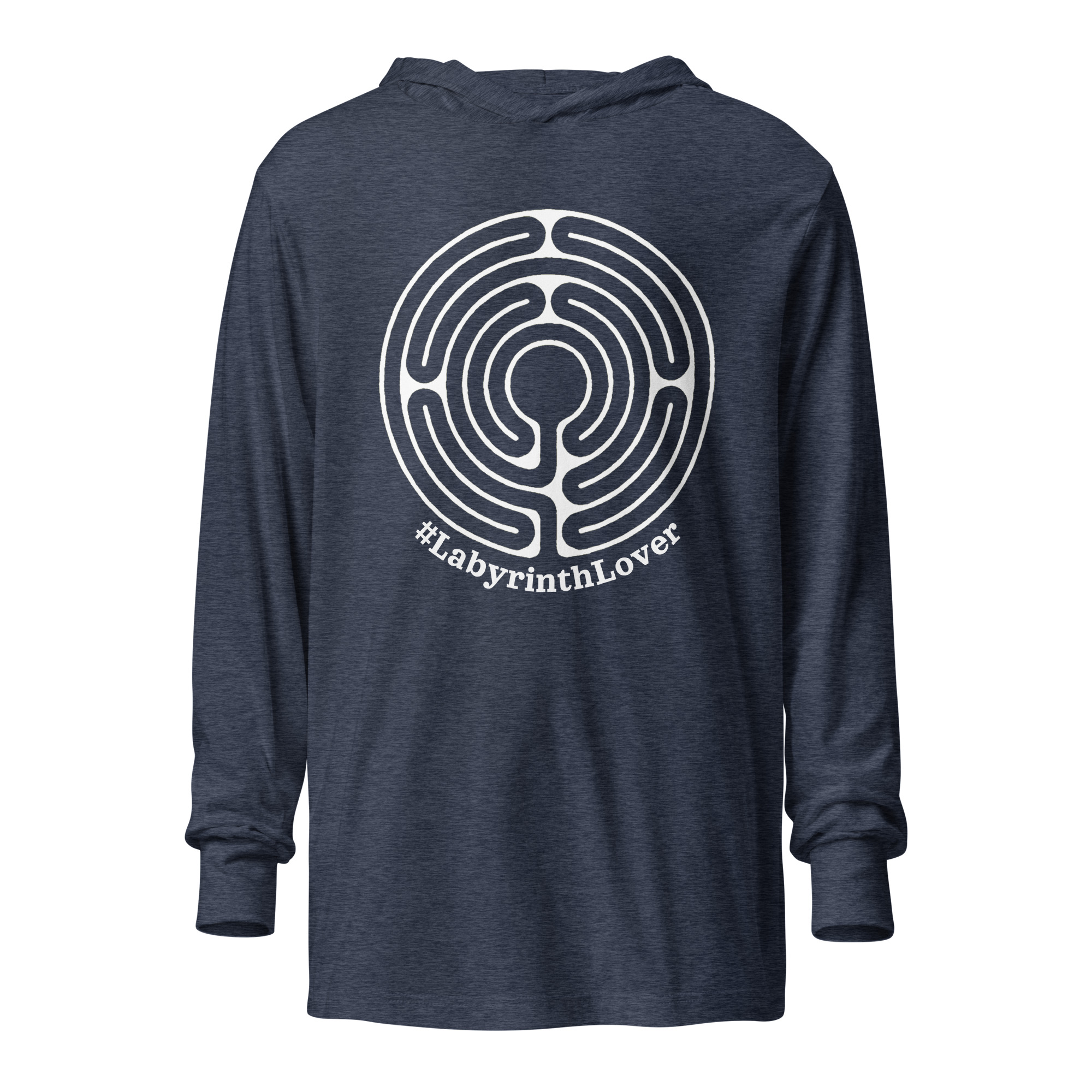 Labyrinth Abingdon #labyrinthlover Hooded long-sleeve tee