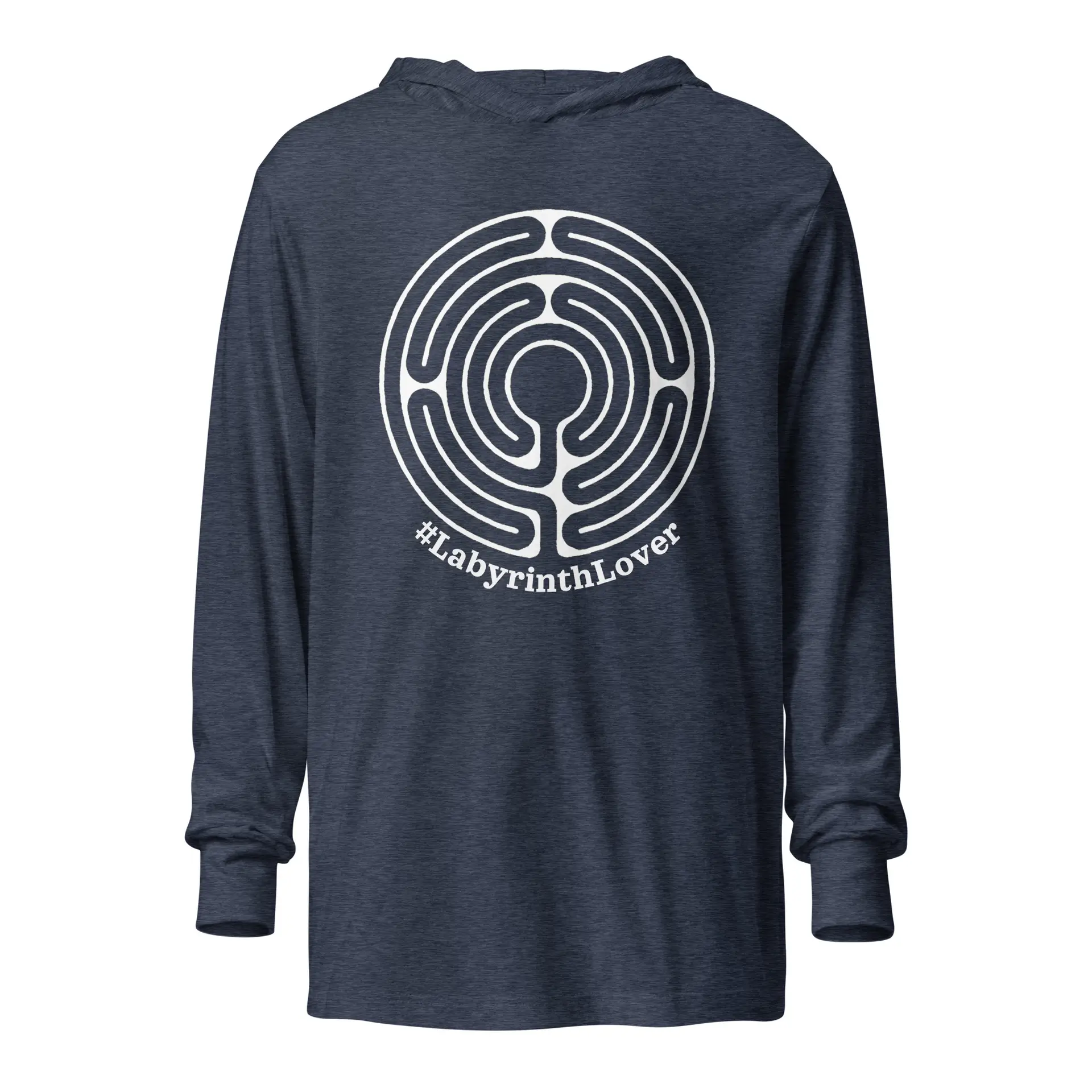 Labyrinth abingdon labyrinth #labyrinthlover Hooded long-sleeve tee