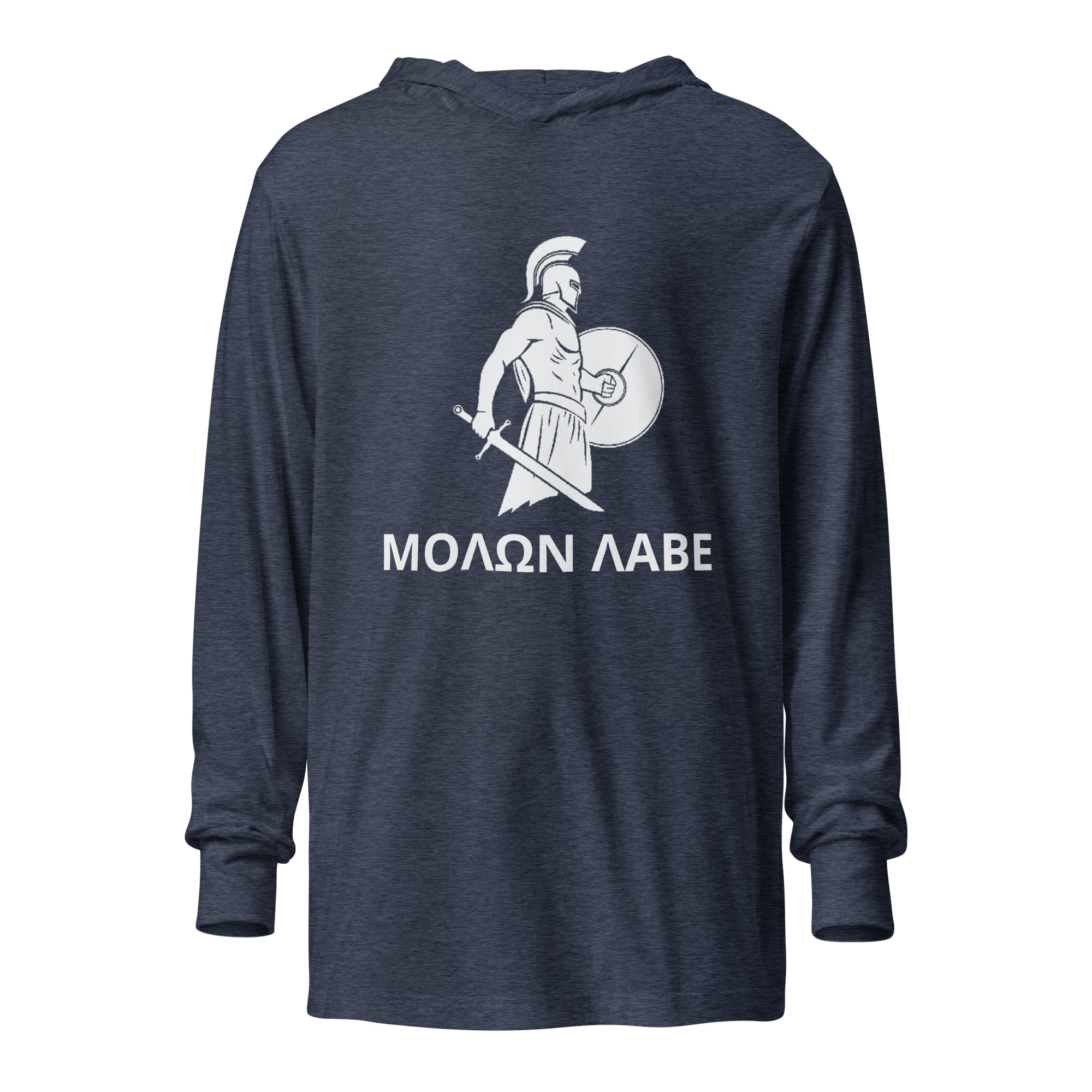 Molon Labe Spartan Hooded Long-Sleeve Tee