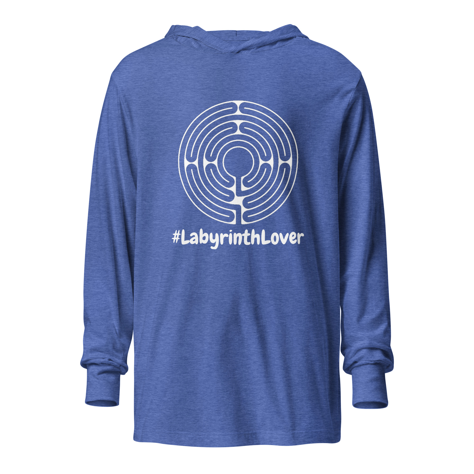 Labyrinth Santa Rosa #labyrinthlover Hooded long-sleeve tee