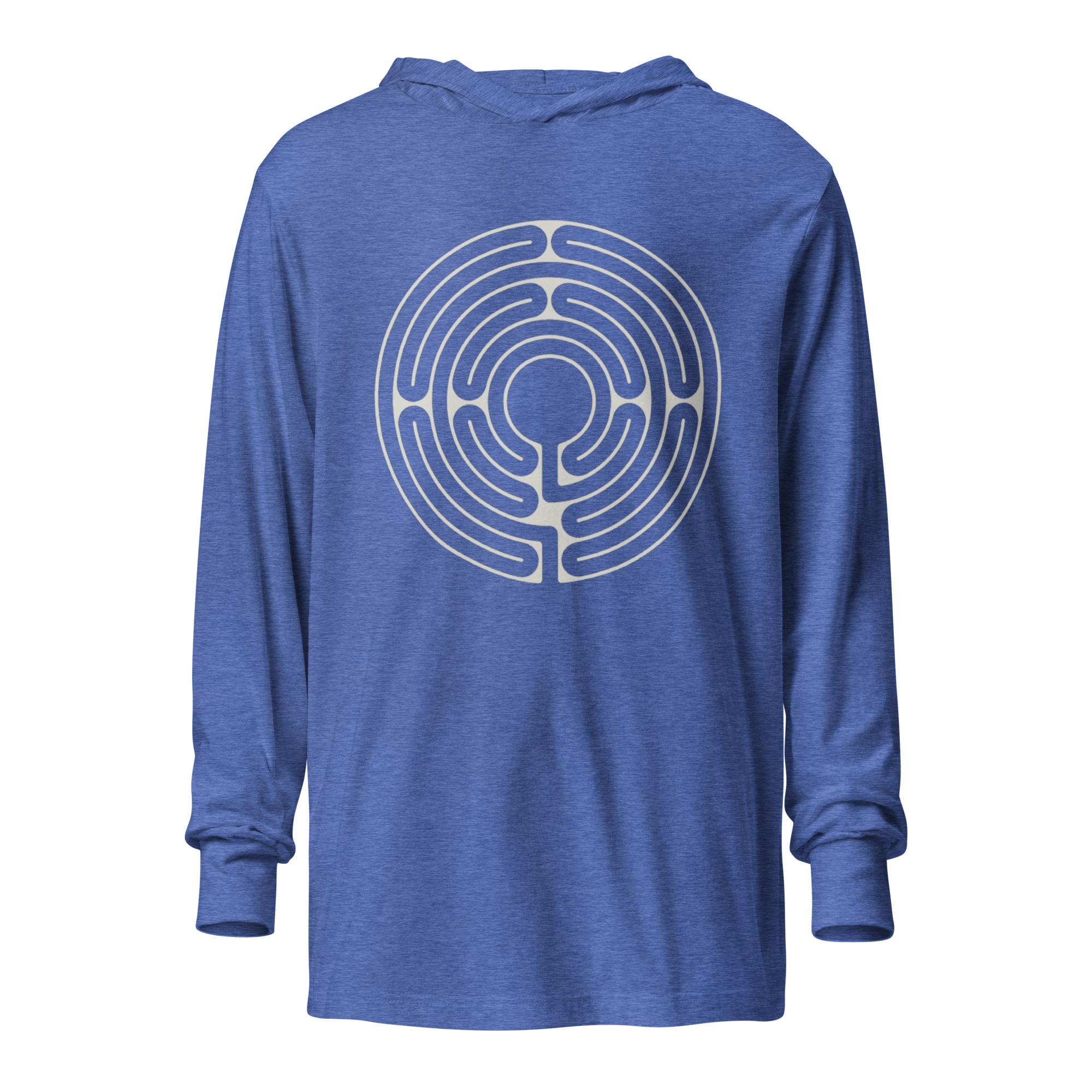 Labyrinth Santa Rosa Hooded long-sleeve tee