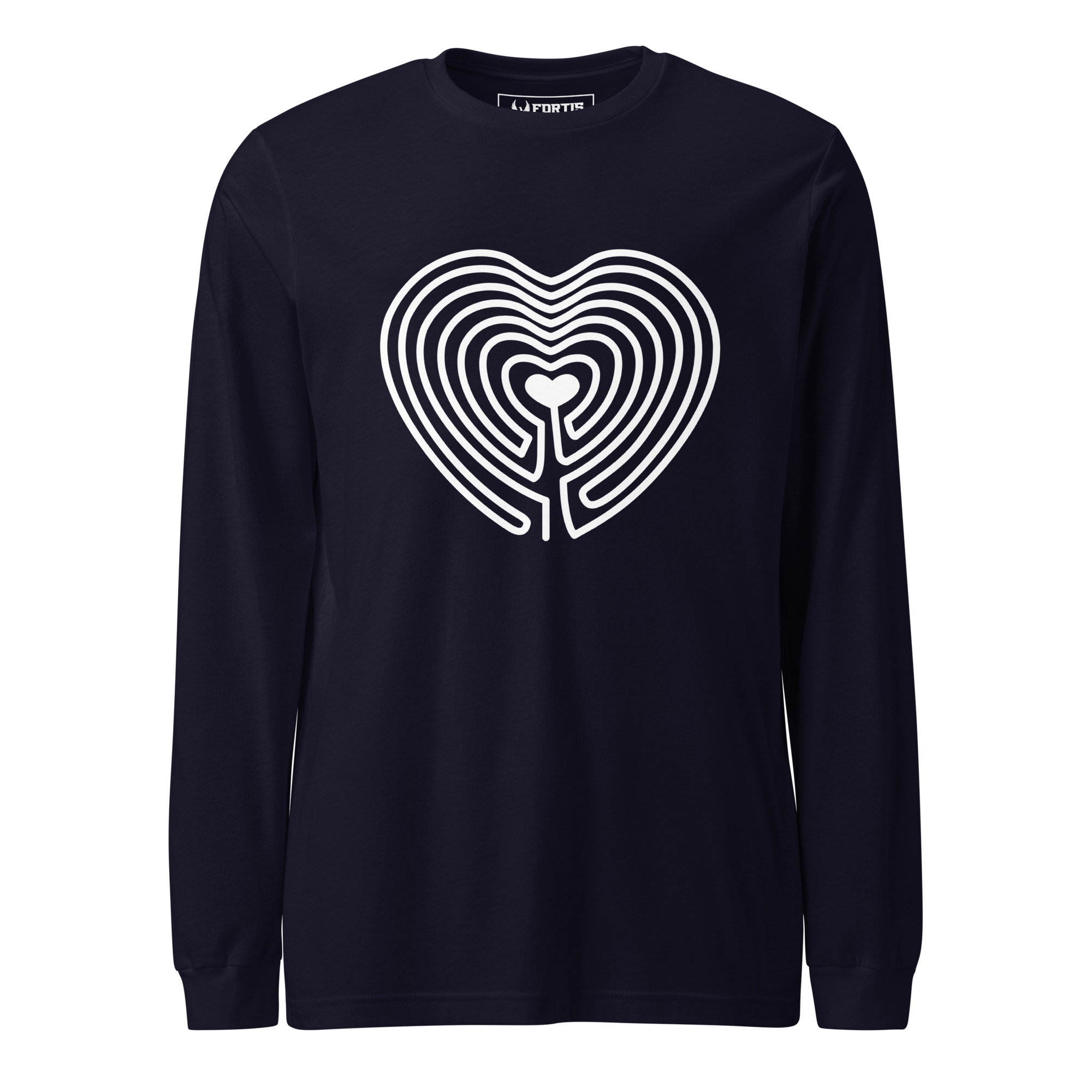 Labyrinth Heart Long Sleeve Tee