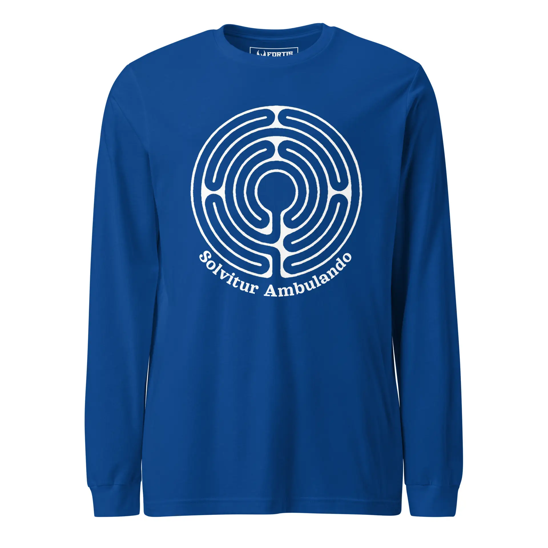 Labyrinth abingdon labyrinth Solvitur Ambulando Unisex Long Sleeve Tee