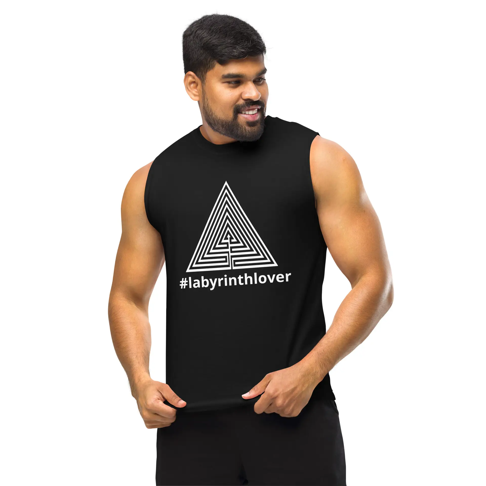 Labyrinth Triangle Labyrinth #labyrinthlover Muscle Shirt