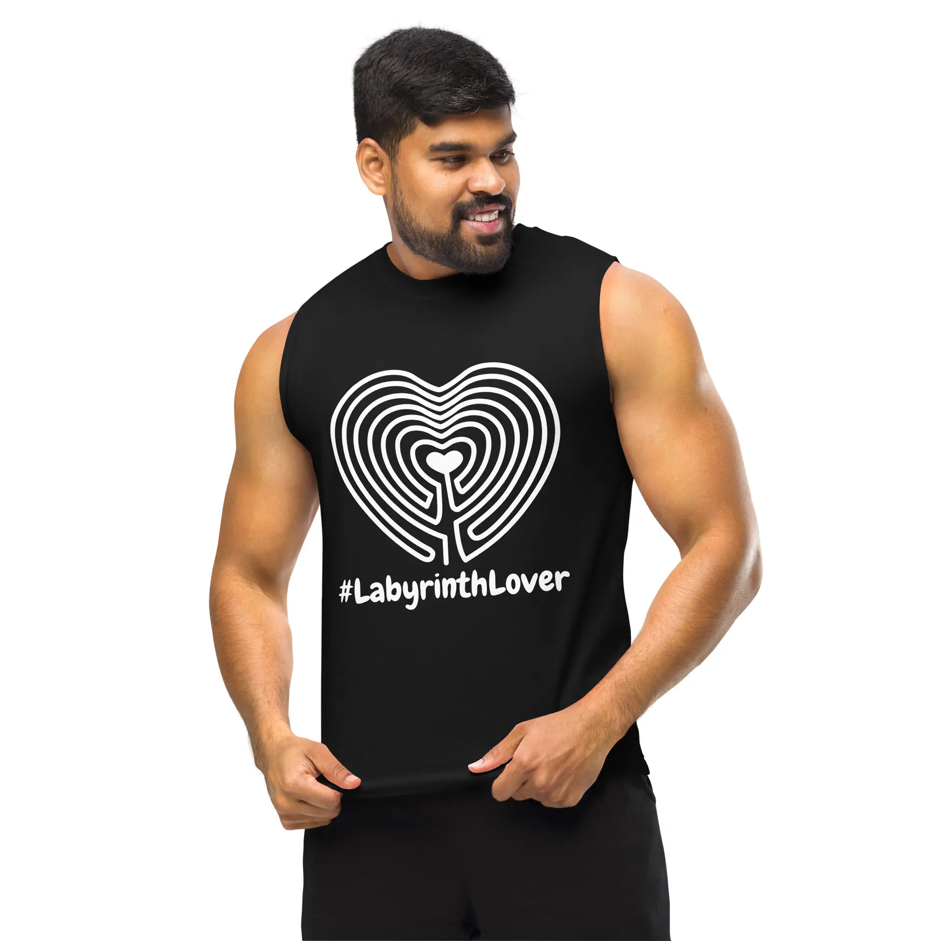 Labyrinth Heart Labyrinth #labyrinthlover Muscle Shirt