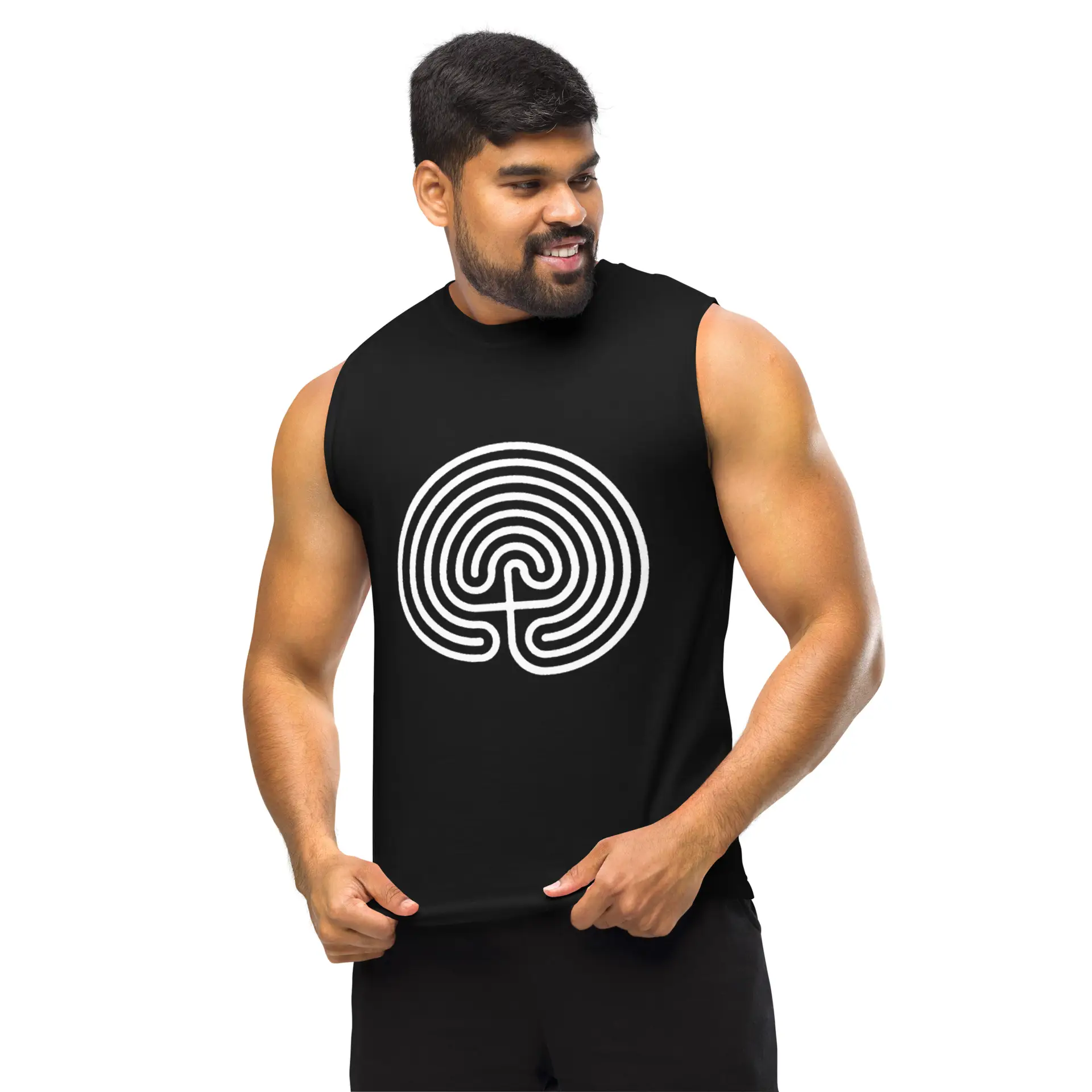 Labyrinth Classical Labyrinth Muscle Shirt