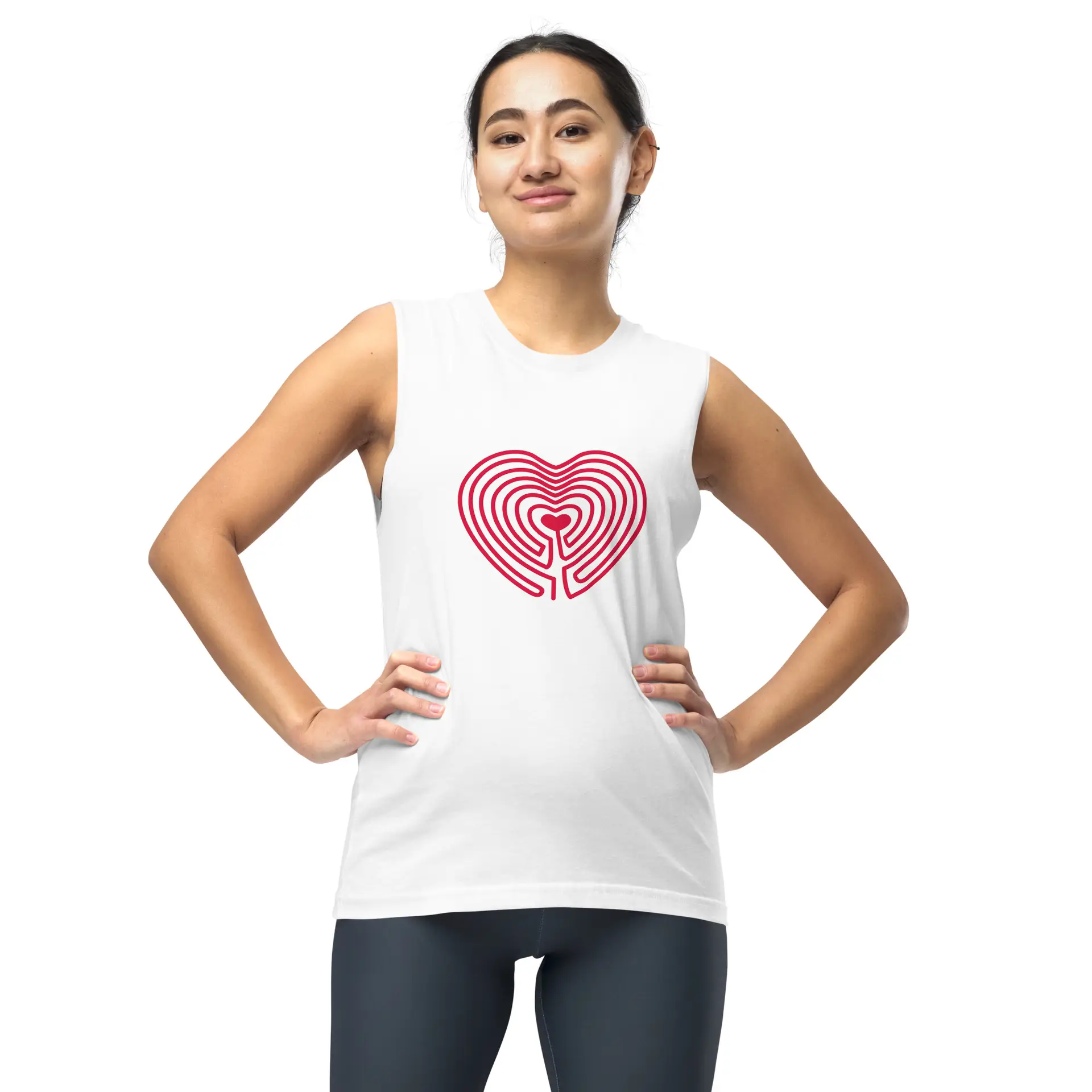 Labyrinth Heart Labyrinth Muscle Shirt