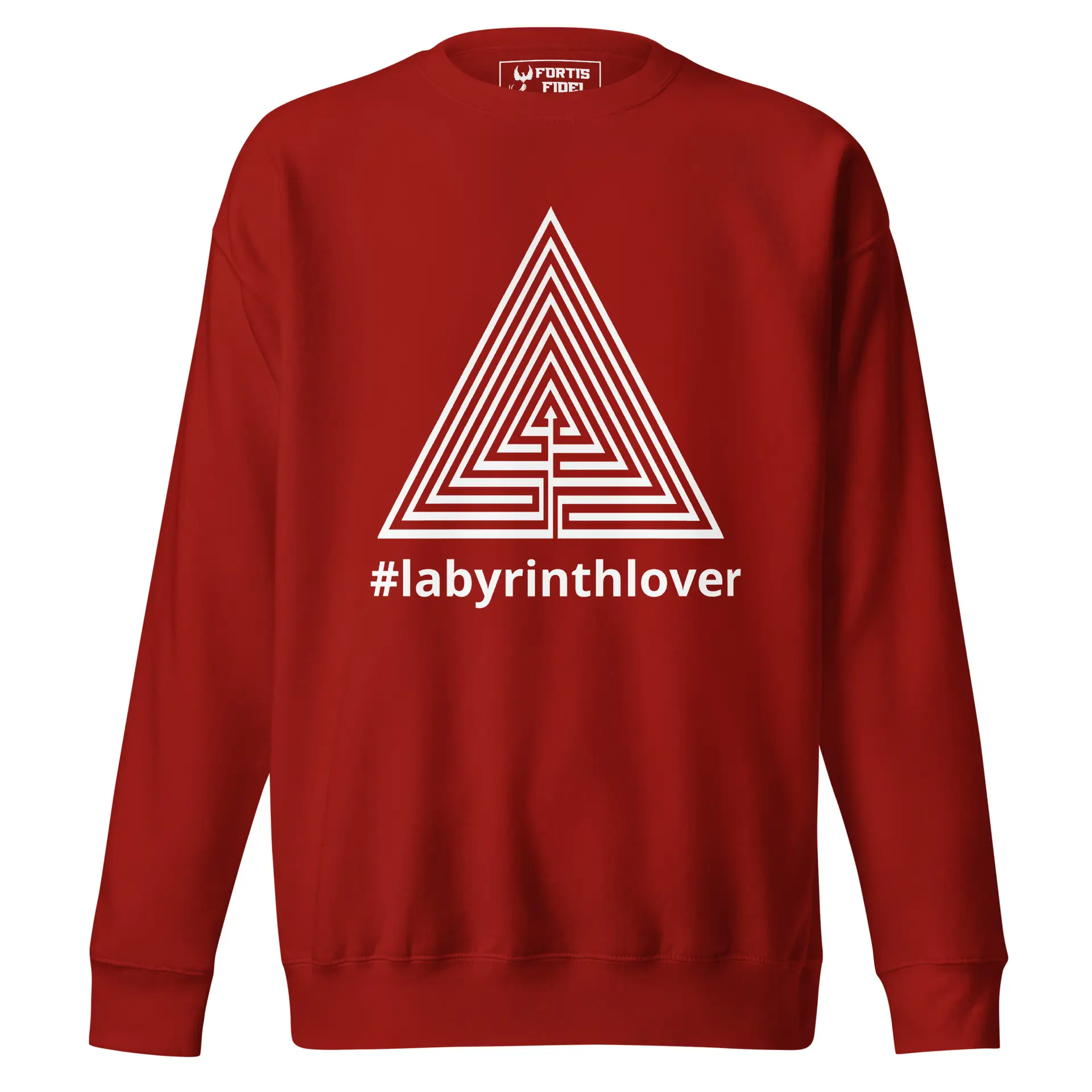Labyrinth Triangle Labyrinth #labyrinthlover Unisex Premium Sweatshirt