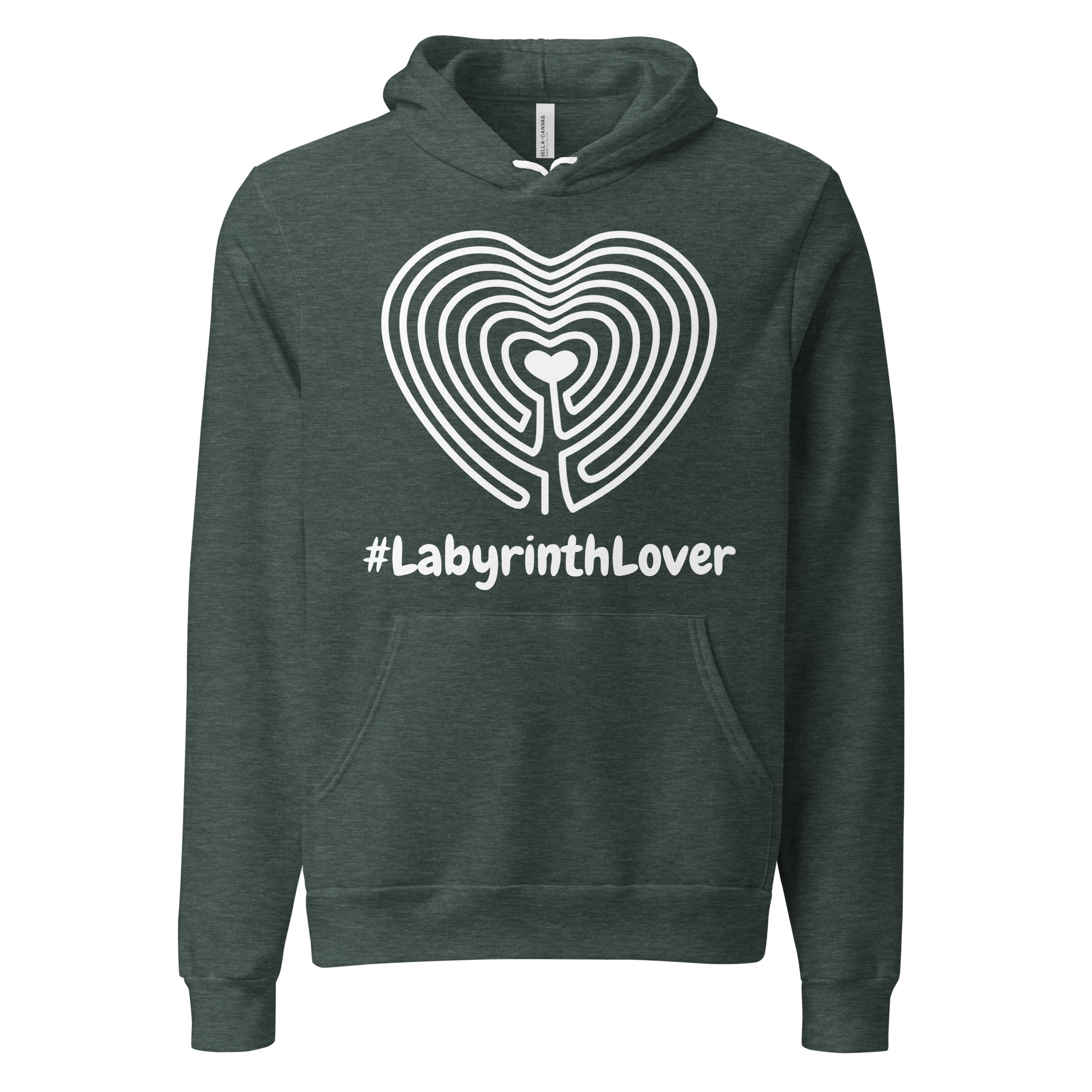 Labyrinth Heart #labyrinthlover Bella + Canvas hoodie