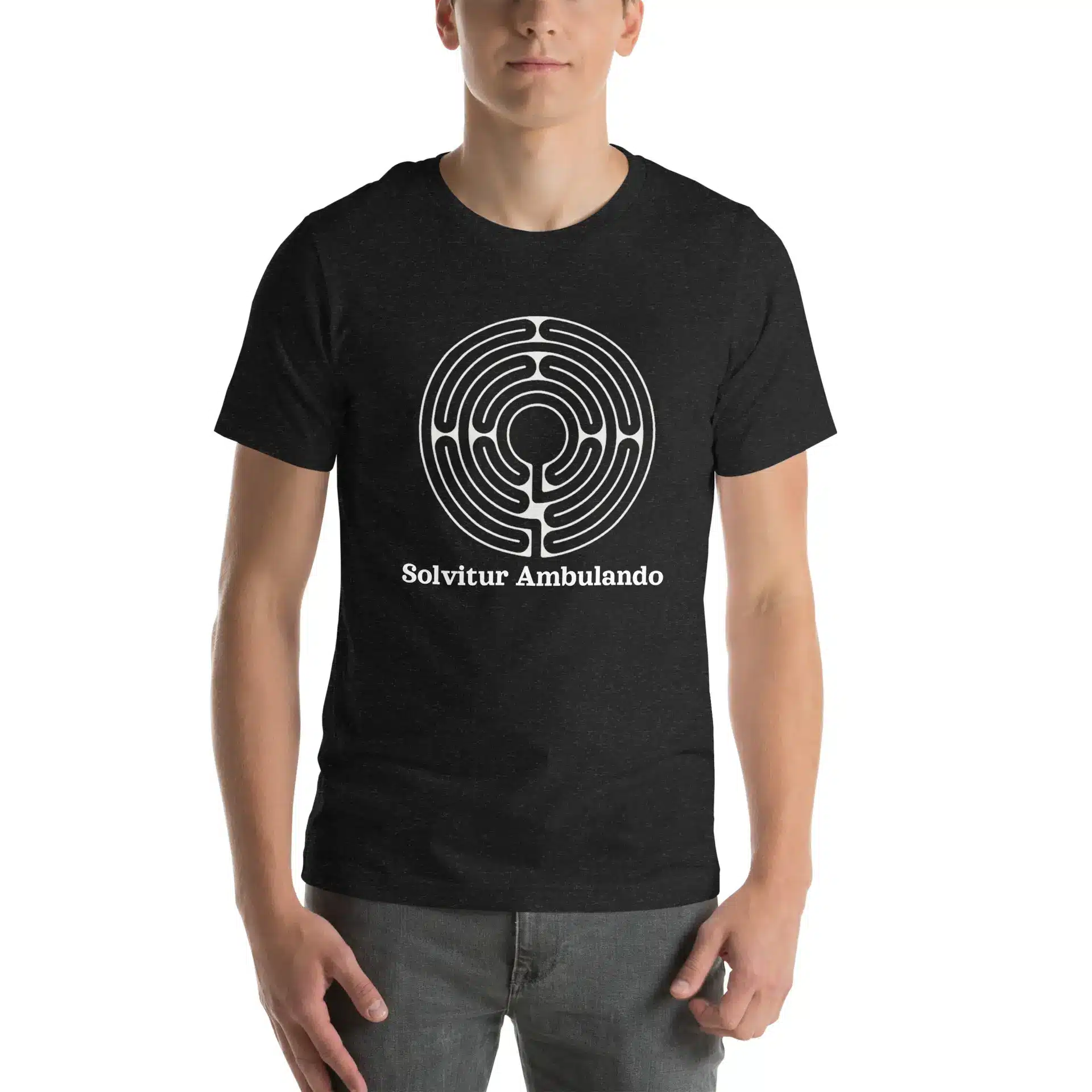 Labyrinth Santa Rosa Labyrinth Solvitur Ambulando Unisex t-shirt