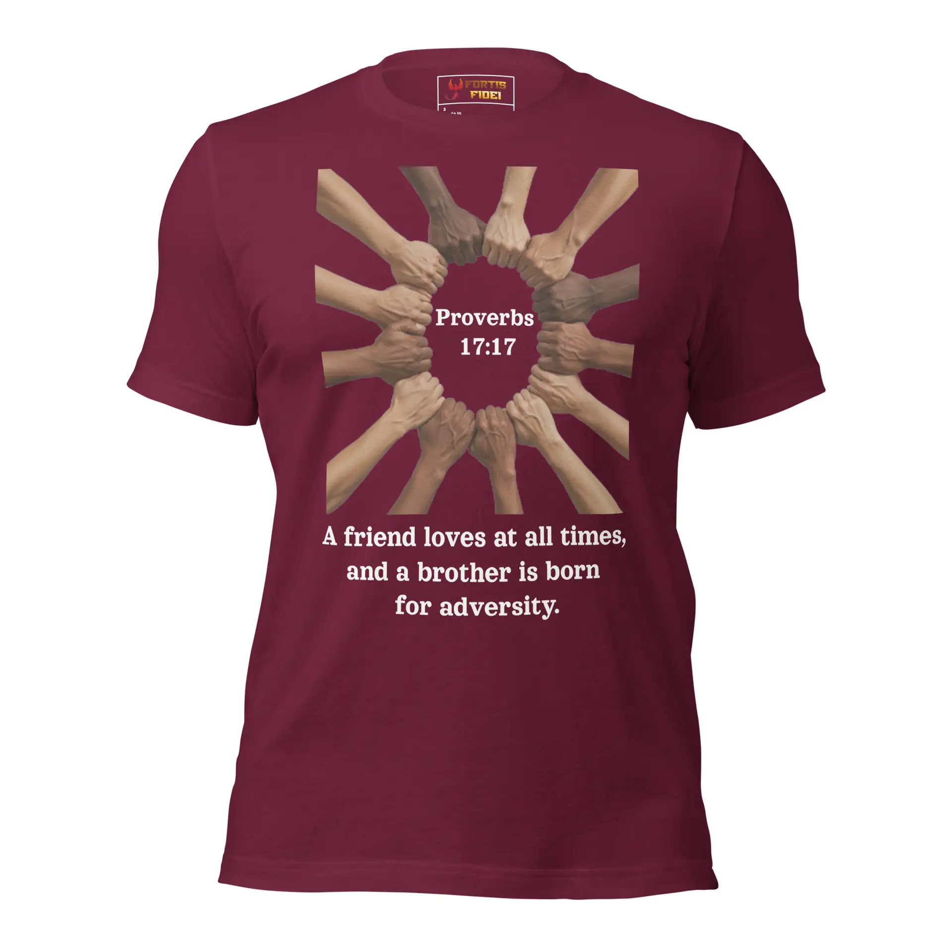 Proverbs 17:17 Brotherhood Unisex t-shirt