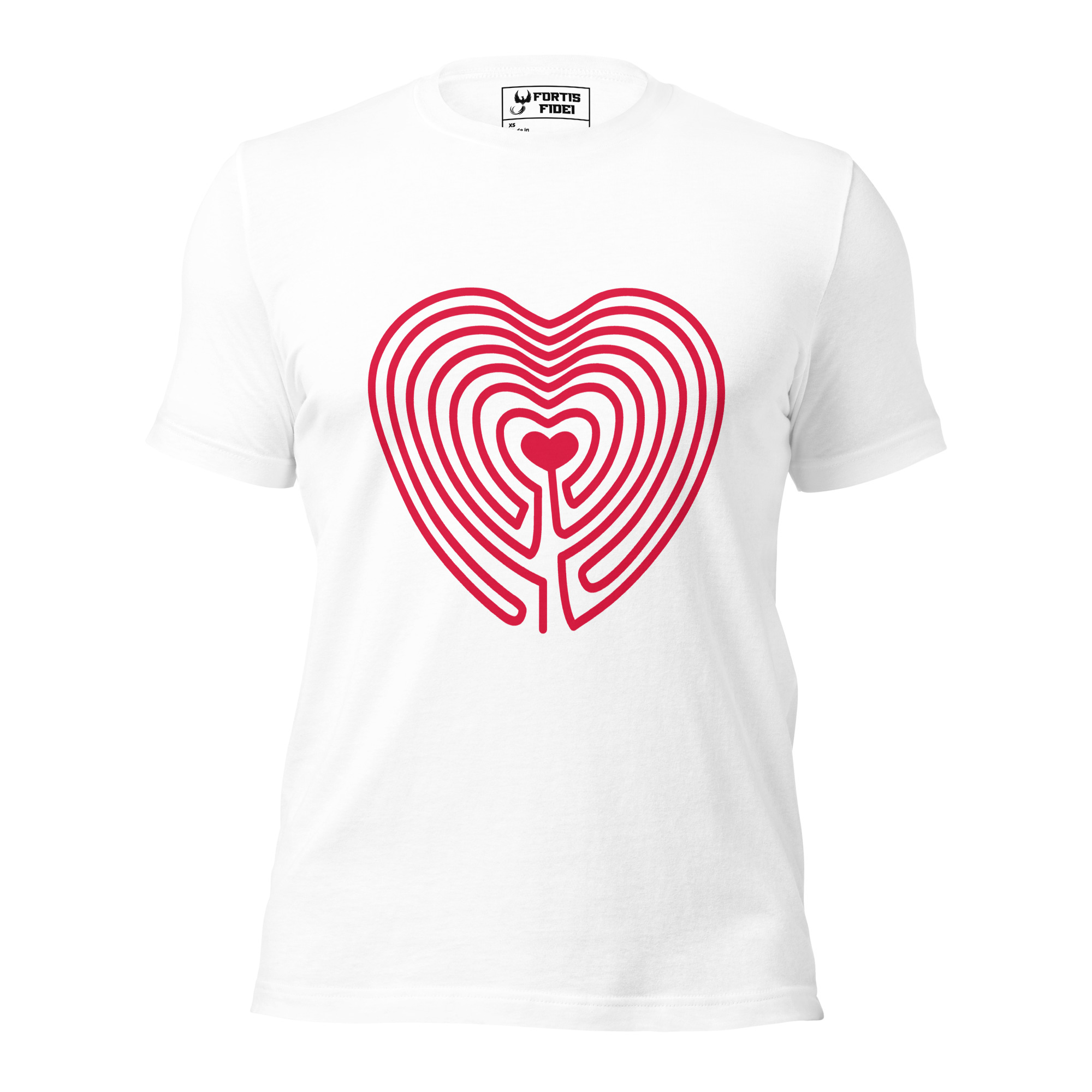 Labyrinth Heart (v2) Unisex t-shirt
