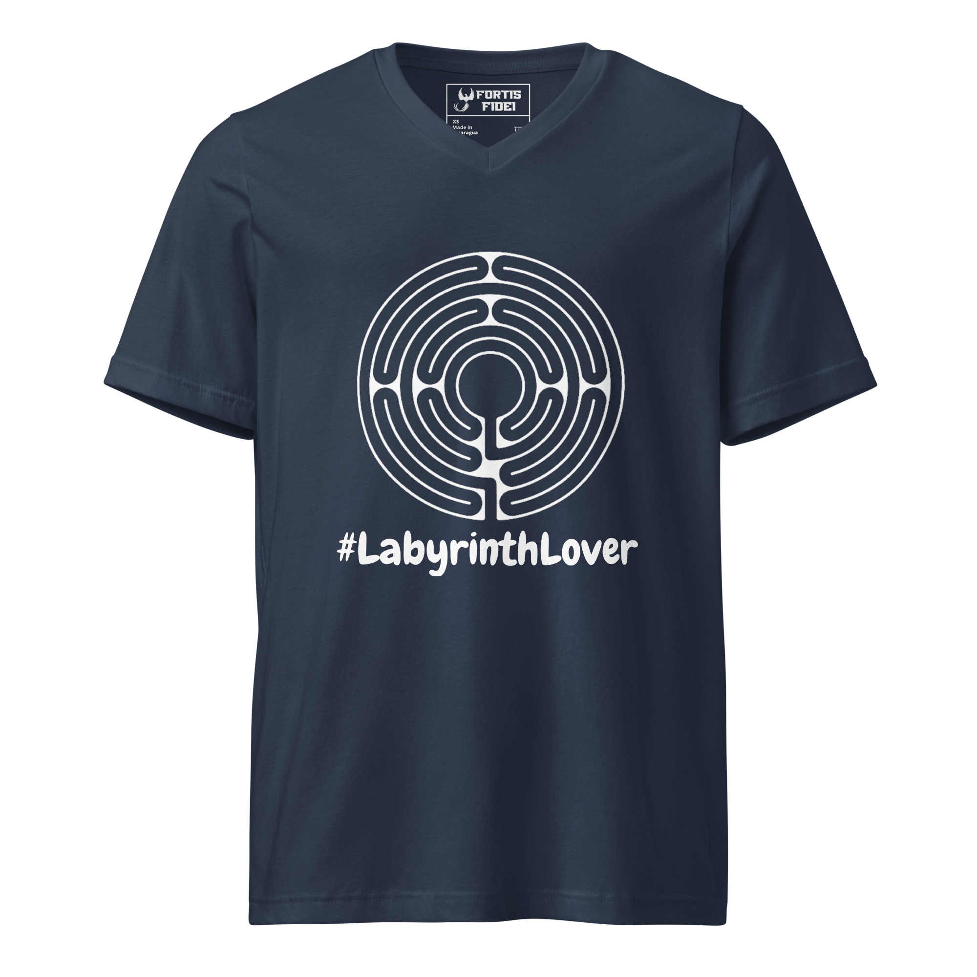 Labyrinth Santa Rosa #labyrinthlover Unisex SS V-Neck Tee