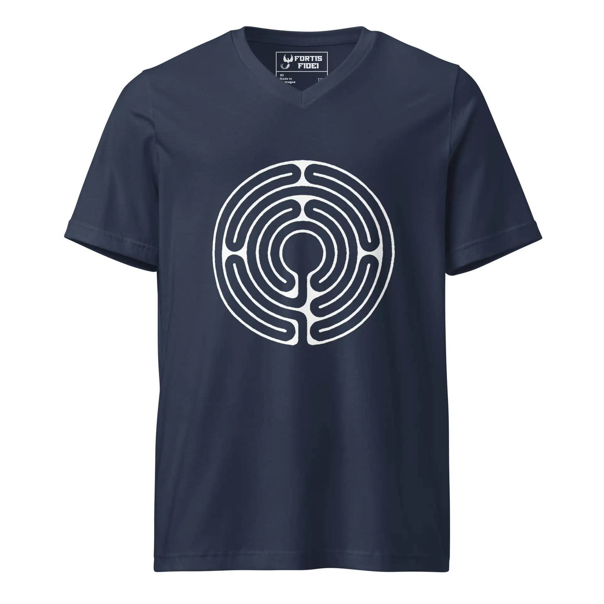 Labyrinth abingdon labyrinth Unisex Short Sleeve V-Neck T-Shirt