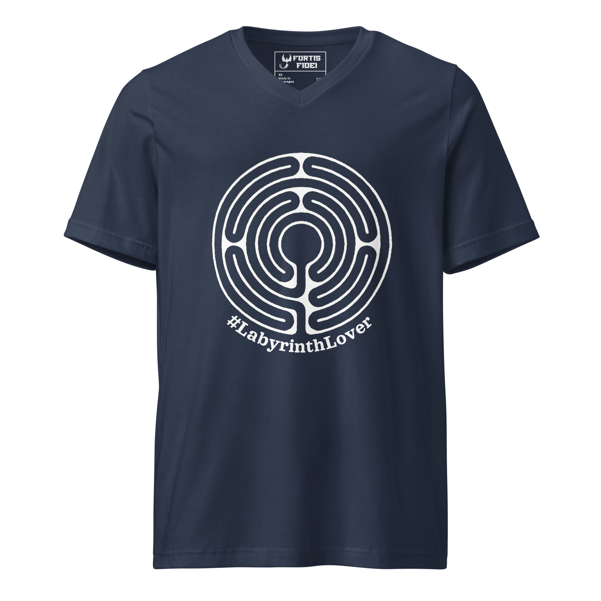 Labyrinth Abingdon #labyrinthlover Unisex SS V-Neck Tee