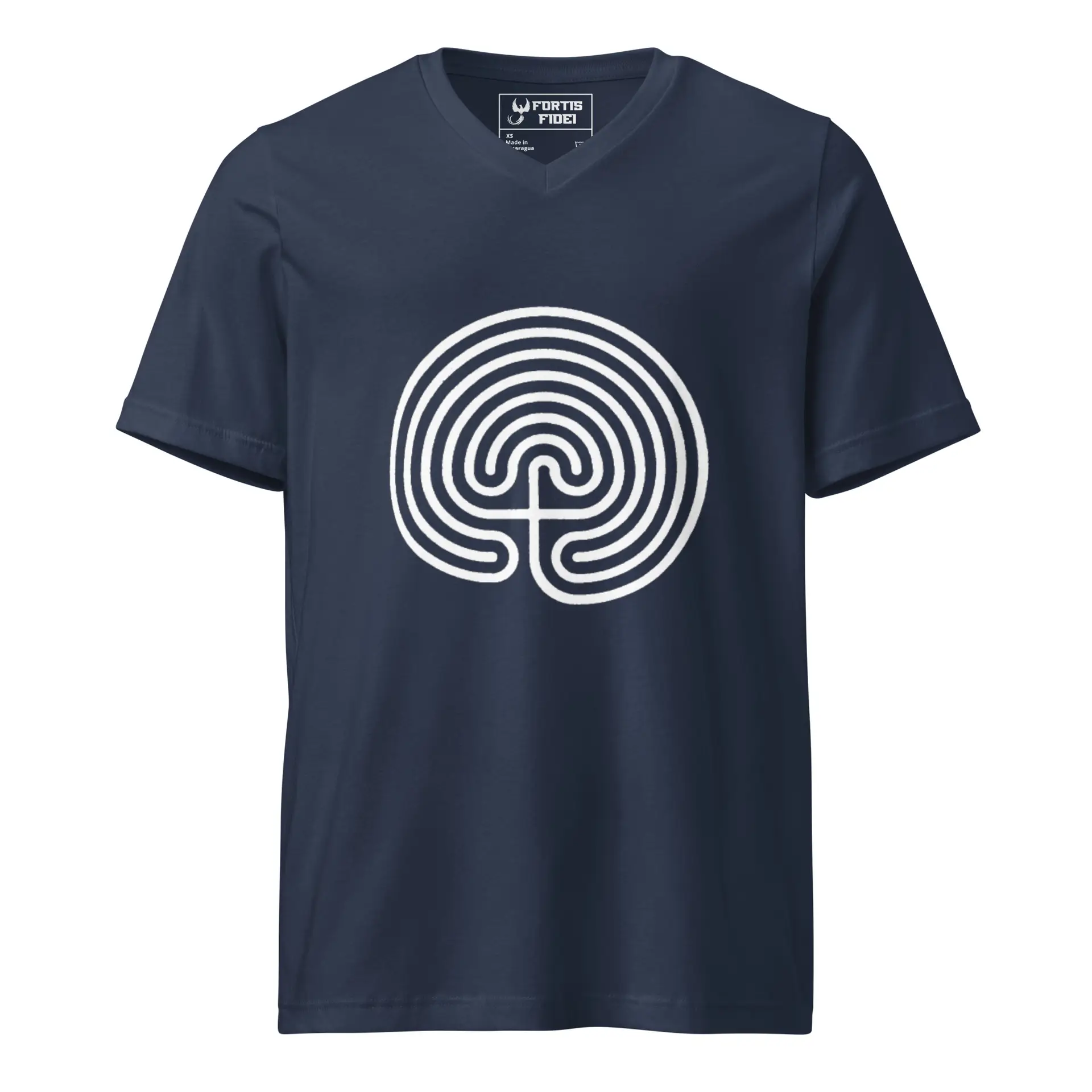 Labyrinth Classical Labyrinth Unisex Short Sleeve V-Neck T-Shirt