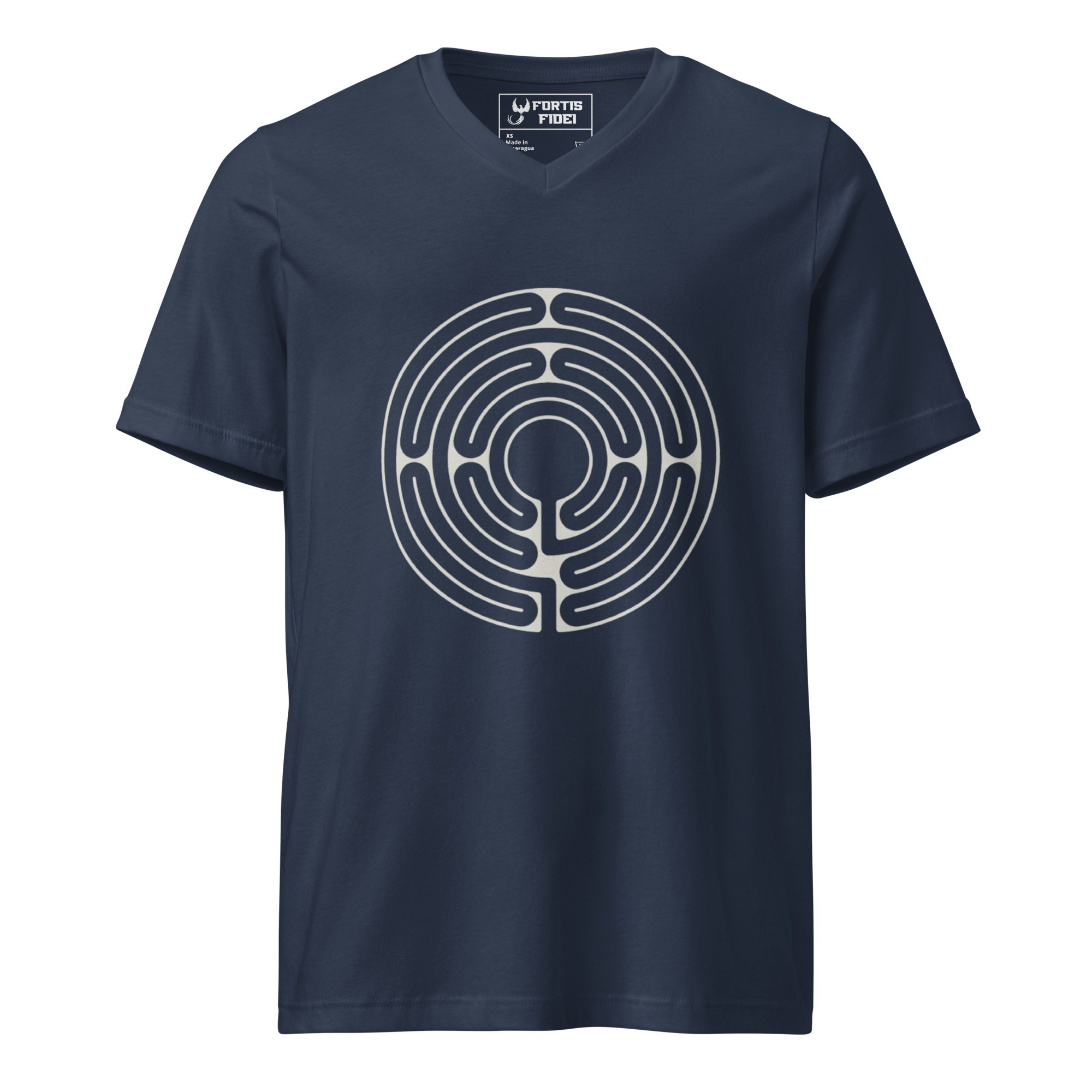 Labyrinth Santa Rosa Unisex SS V-Neck Tee