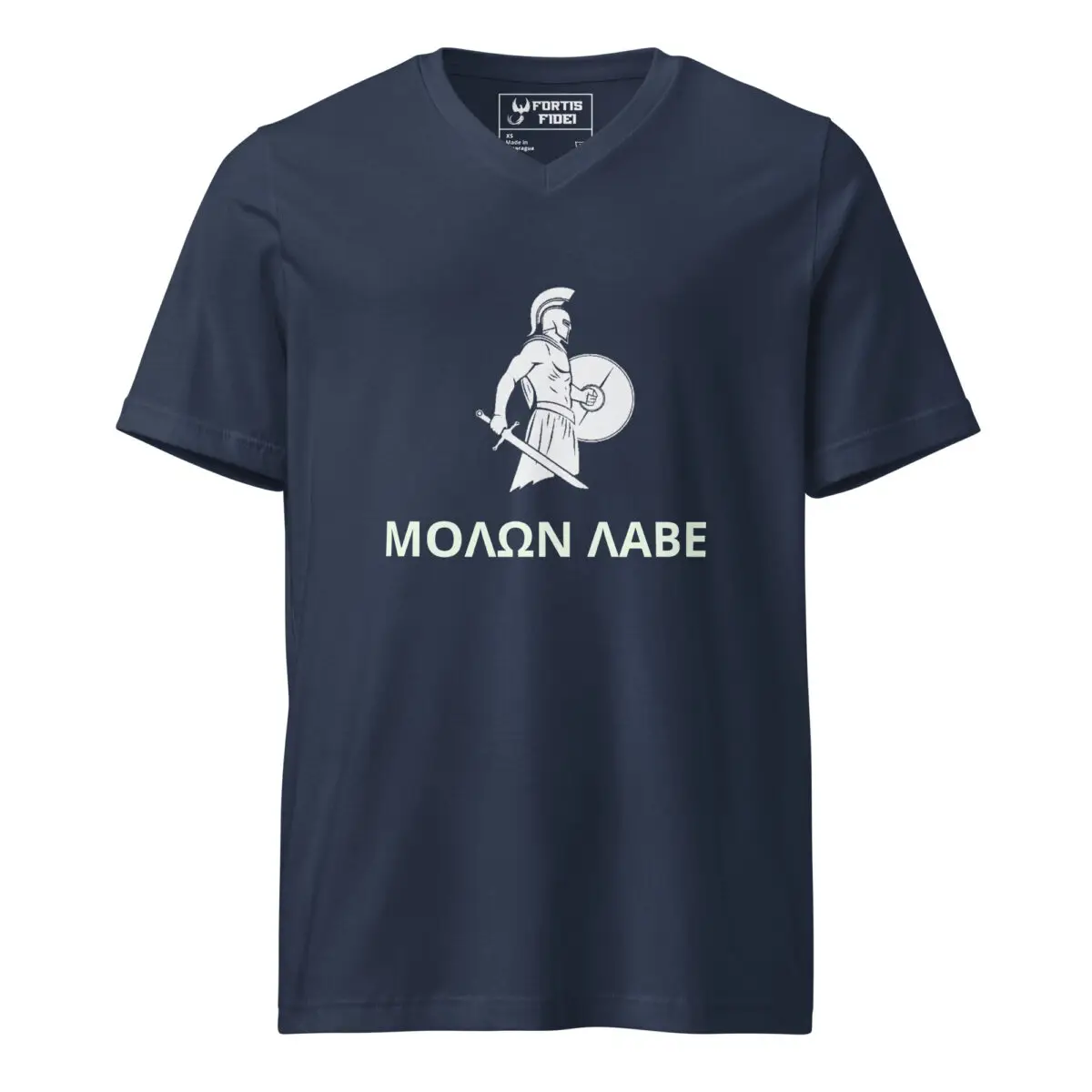 Molon Labe Spartan Unisex Short Sleeve V-Neck T-Shirt