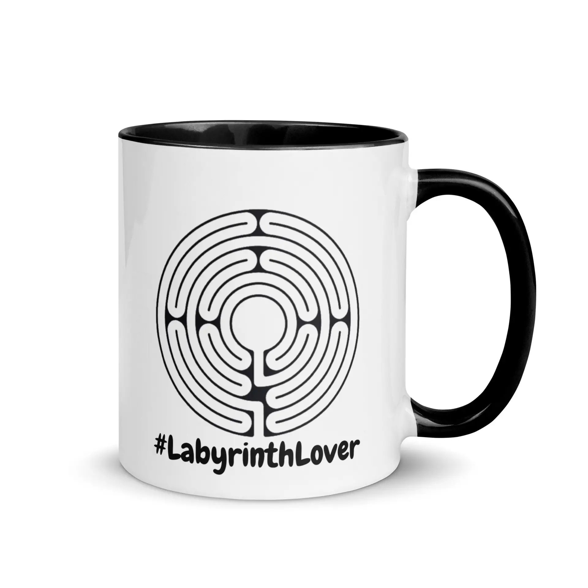 Labyrinth Santa Rosa Labyrinth #labyrinthlover Mug with Color Inside