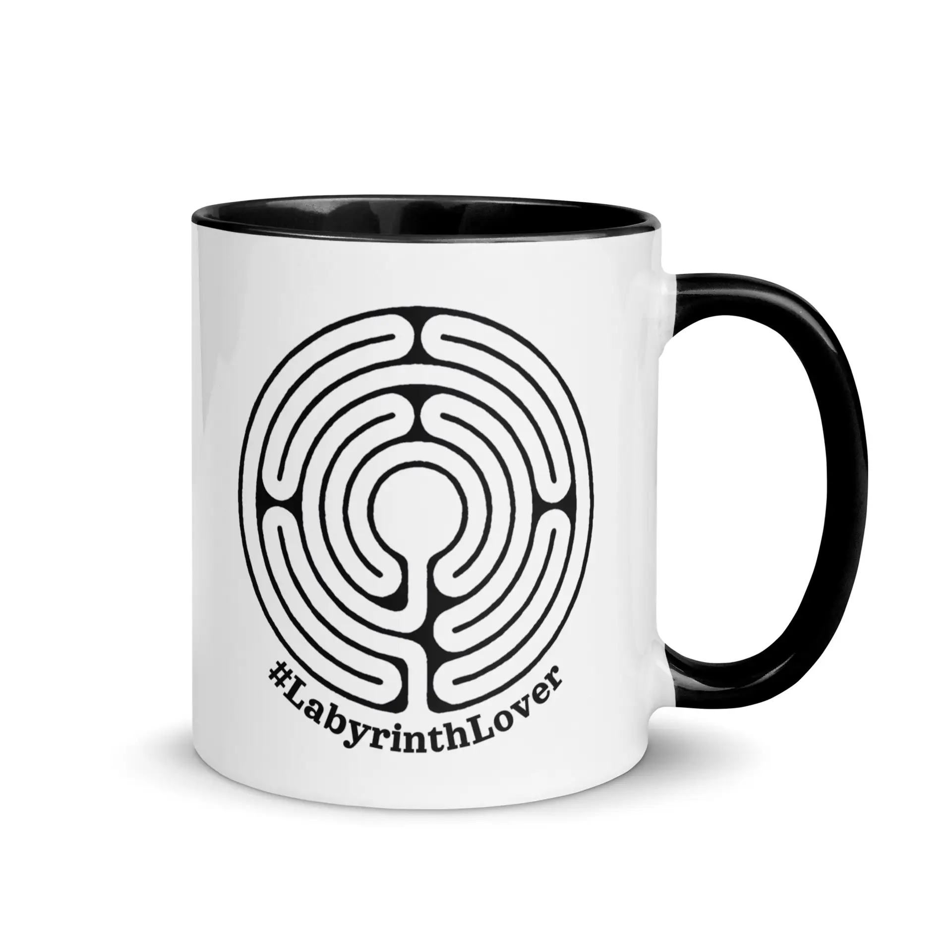 Labyrinth abingdon labyrinth #labyrinthlover Mug with Color Inside