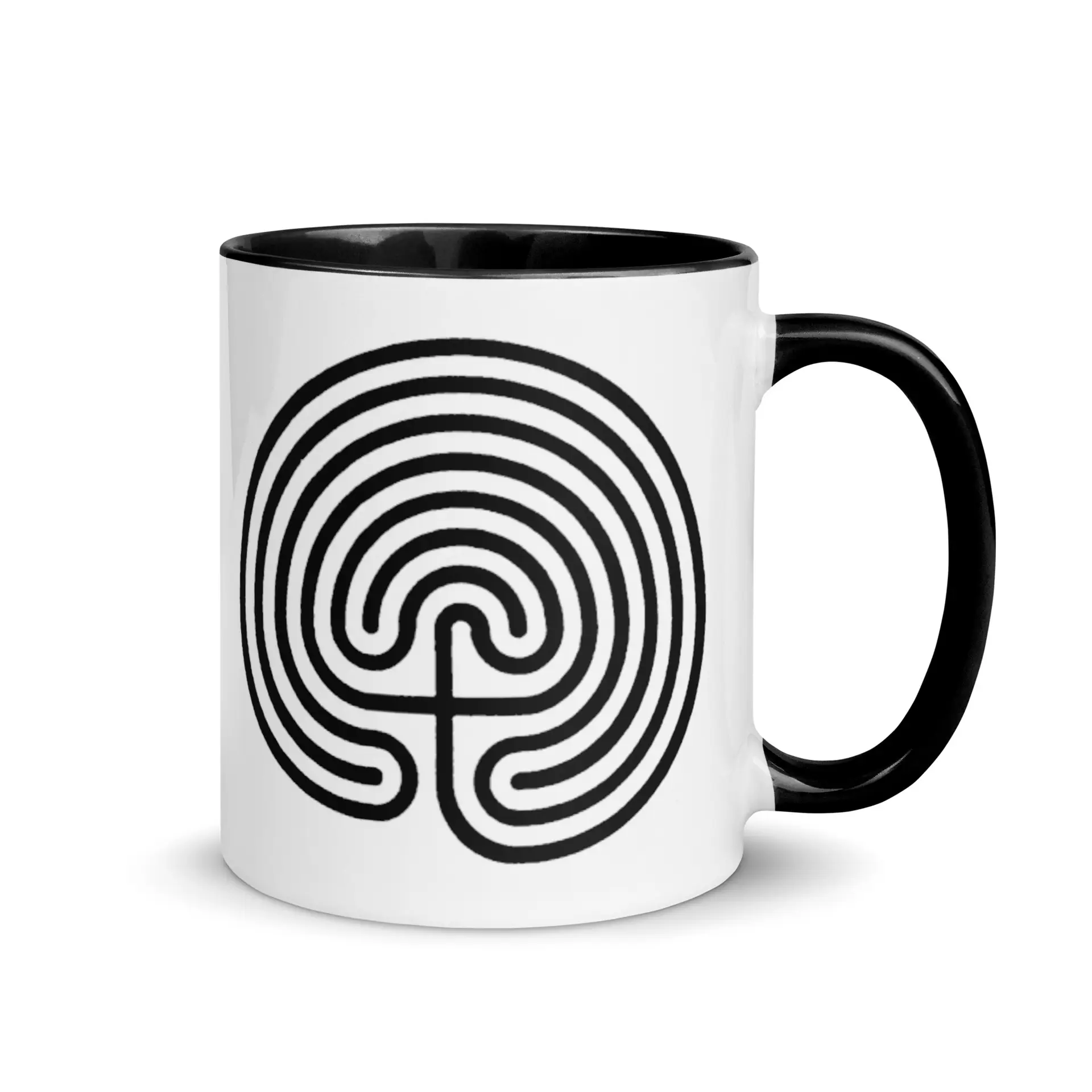Labyrinth Classical Labyrinth Mug with Color Inside