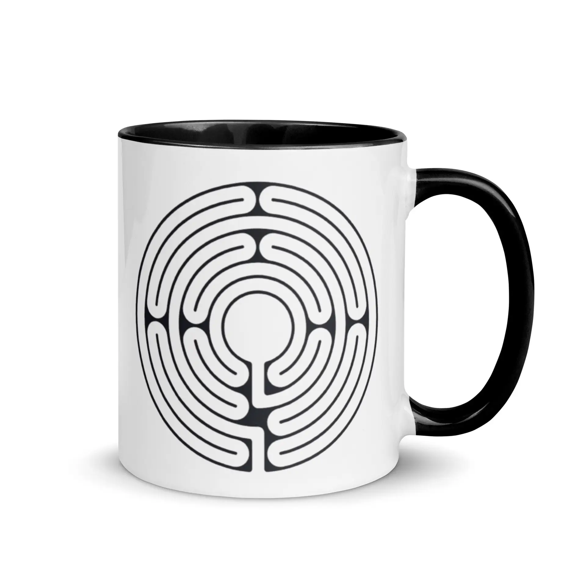 Labyrinth Santa Rosa Labyrinth Mug with Color Inside