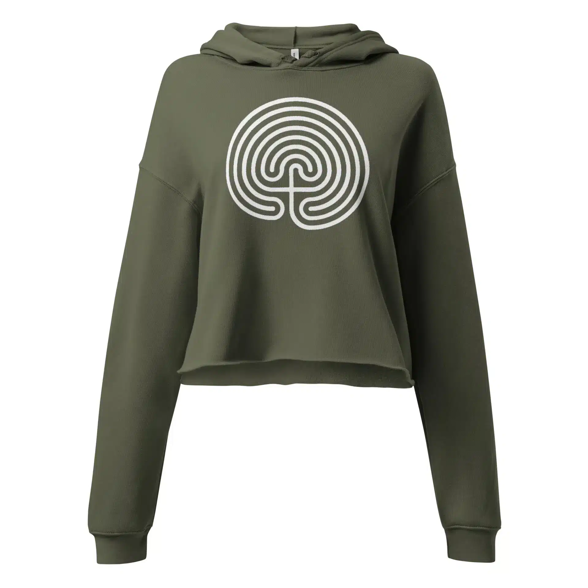 Labyrinth Classical Labyrinth Crop Hoodie