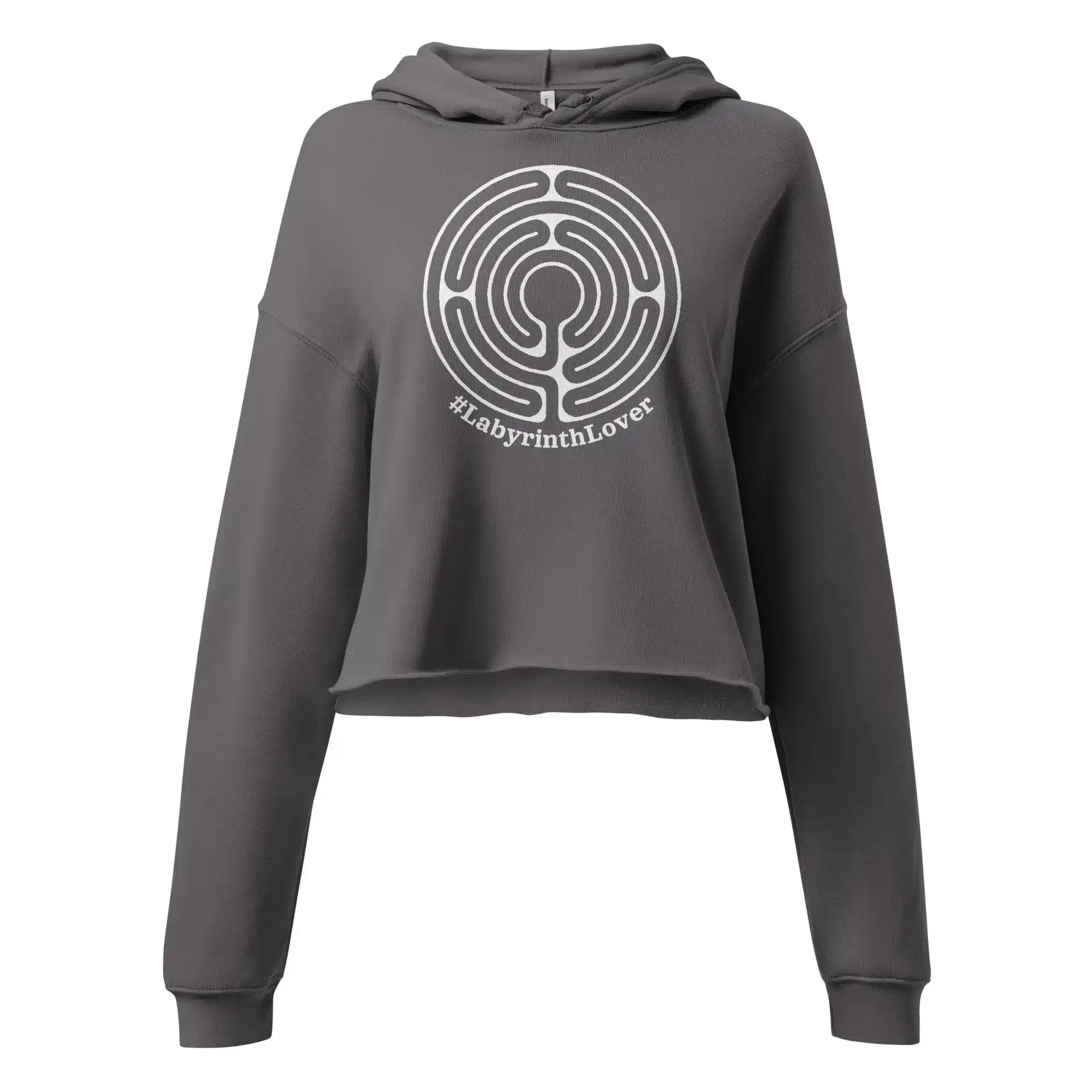 Labyrinth abingdon labyrinth #labyrinthlover Crop Hoodie