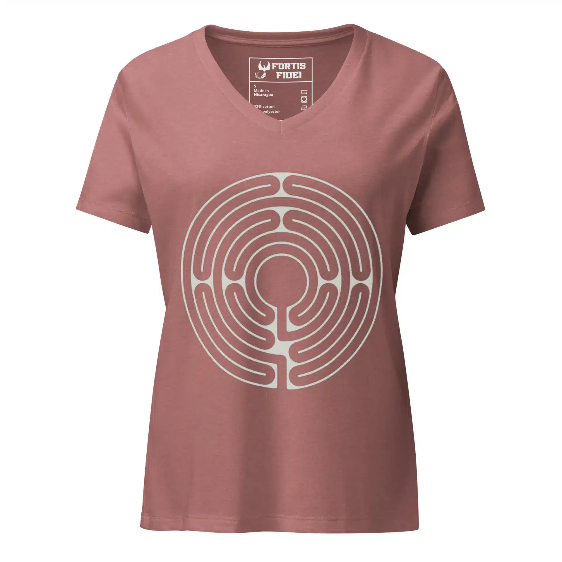 Labyrinth Santa Rosa Labyrinth Women’s relaxed v-neck t-shirt