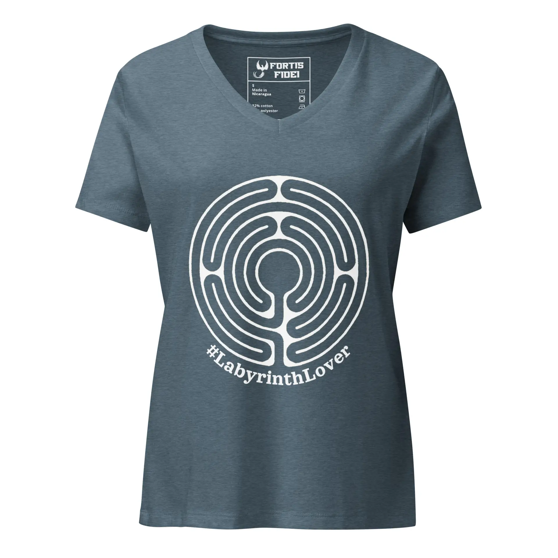 Labyrinth abingdon labyrinth #labyrinthlover Women’s relaxed v-neck t-shirt