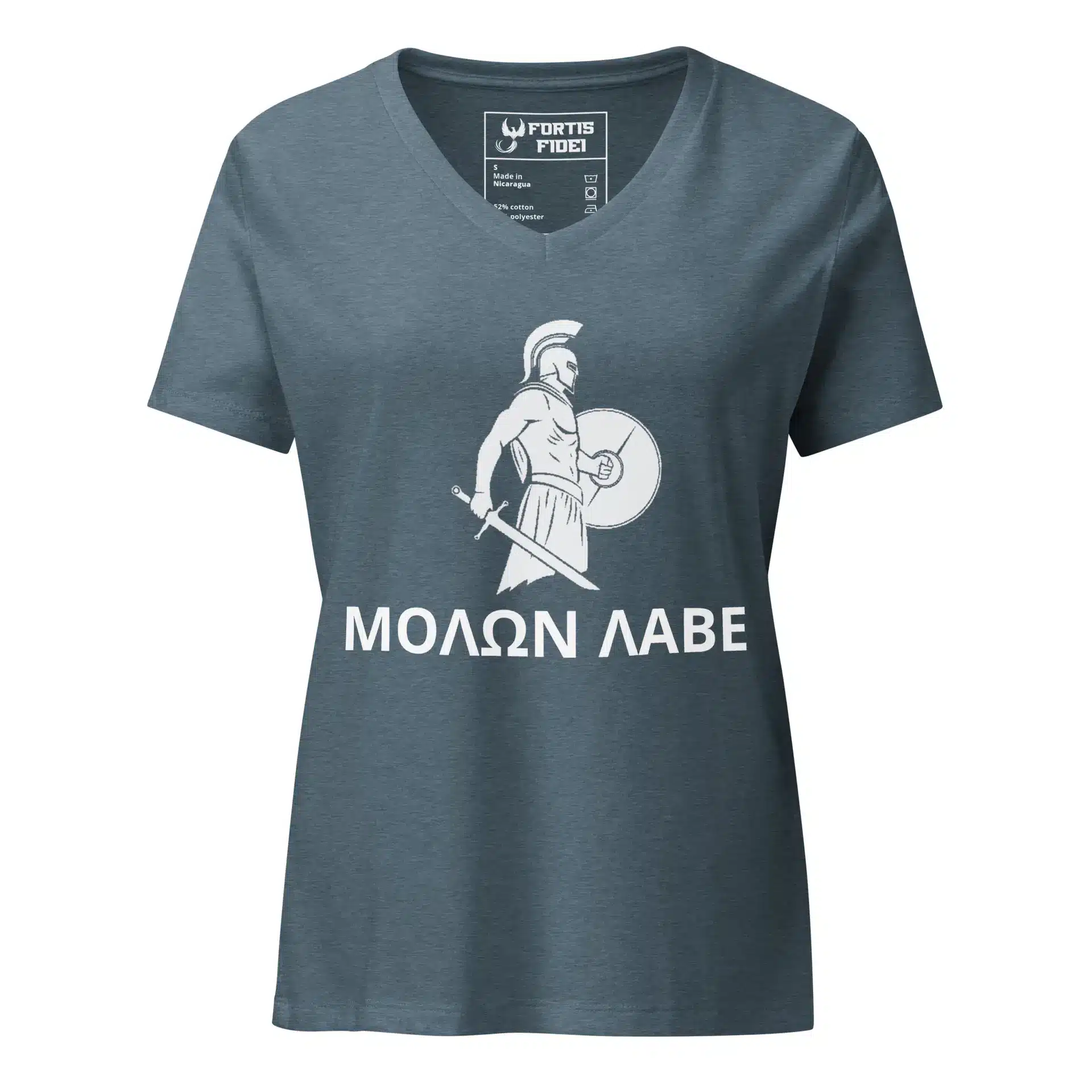 Molon Labe Spartan (Women’s relaxed v-neck t-shirt