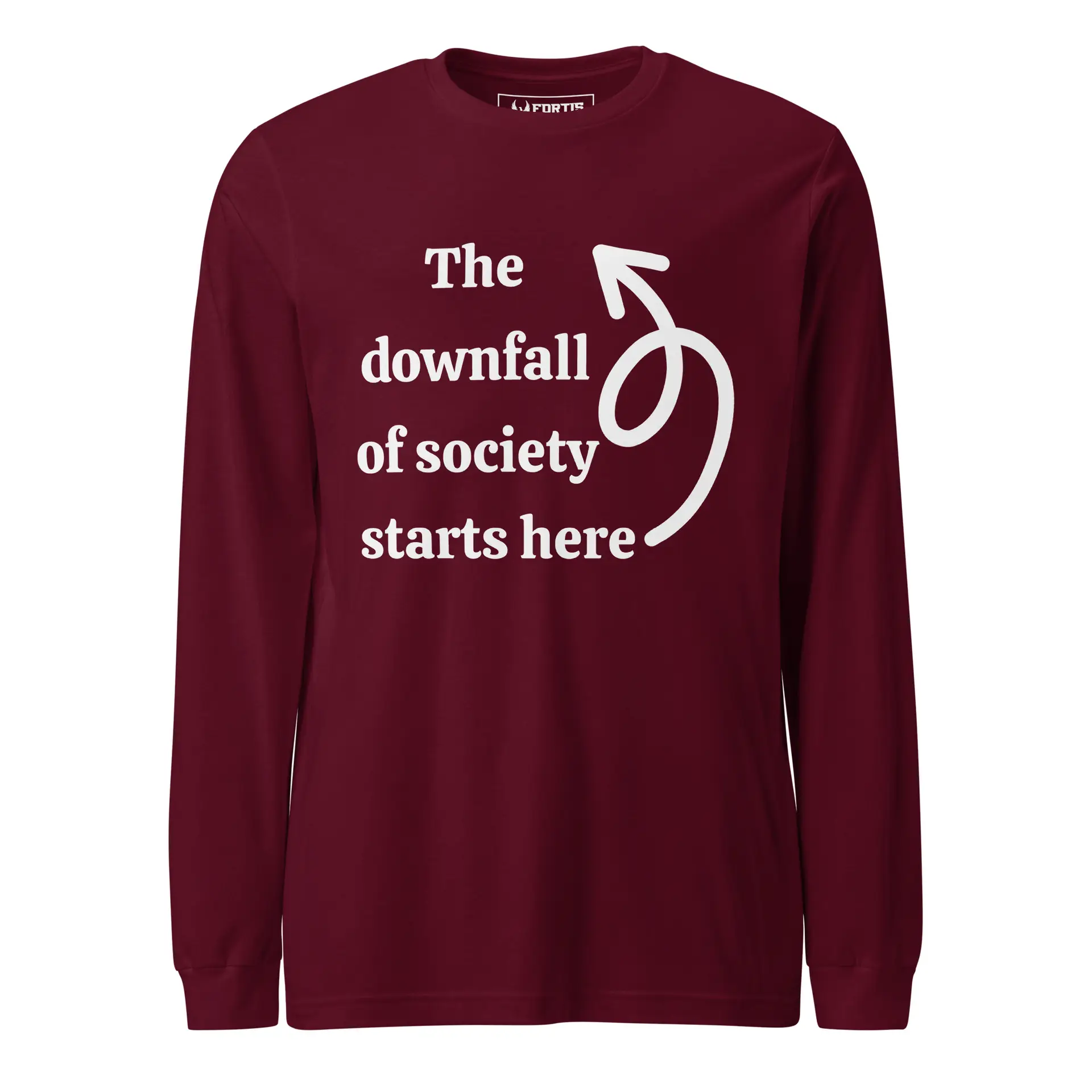Downfall of Society Unisex Long Sleeve Tee