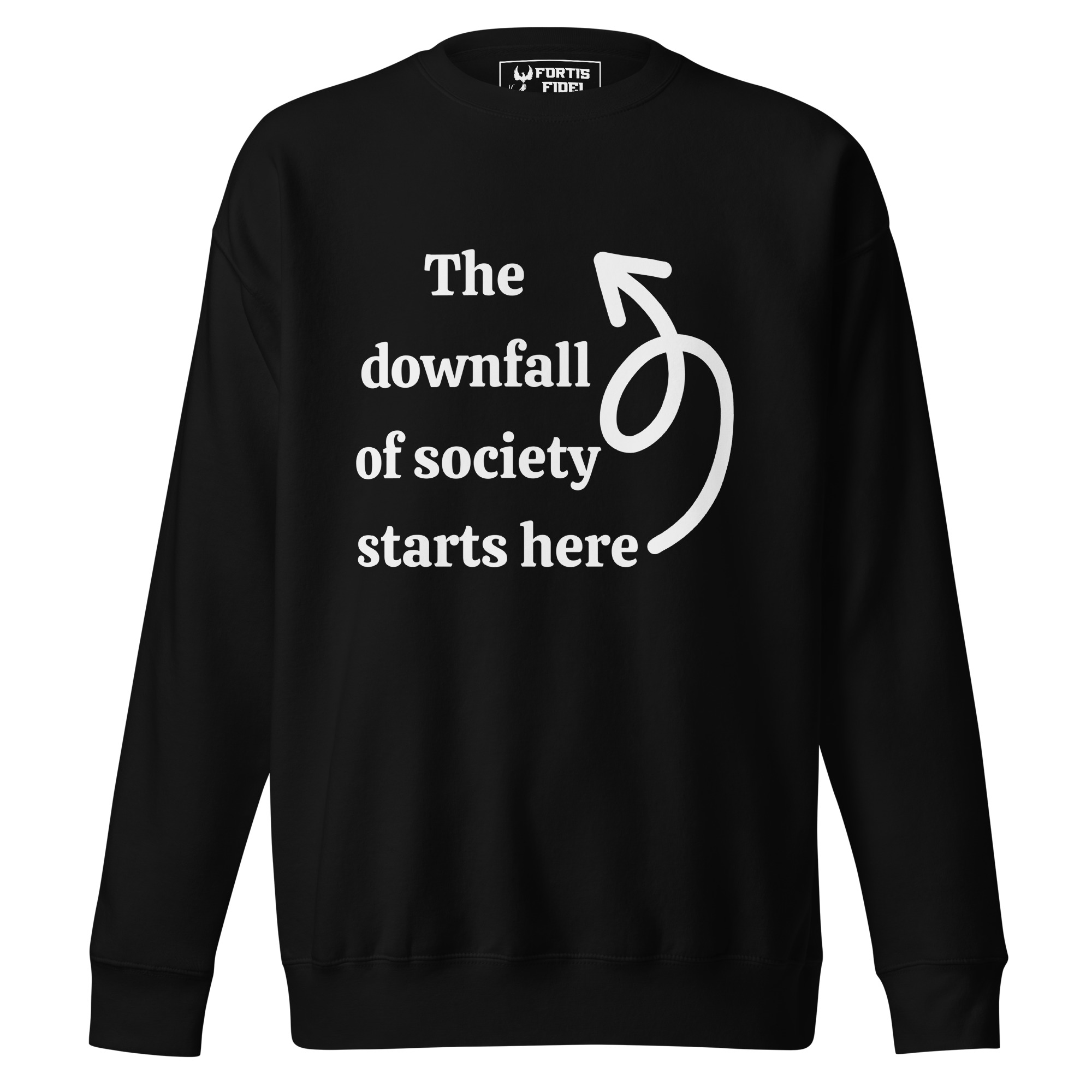 Downfall of Society Unisex Premium Sweatshirt