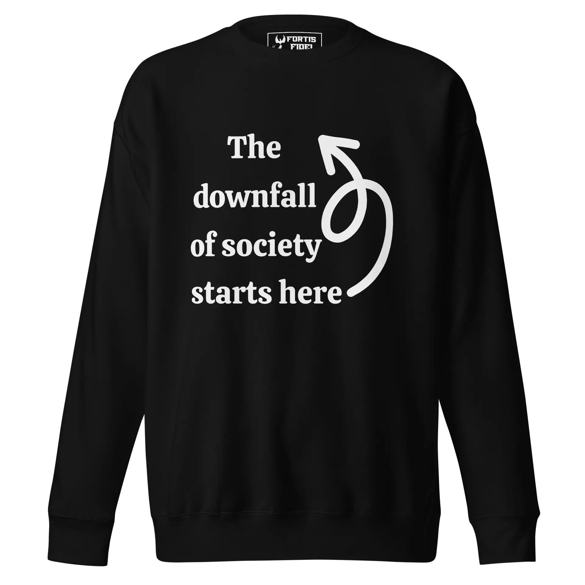 Downfall of Society Unisex Premium Sweatshirt