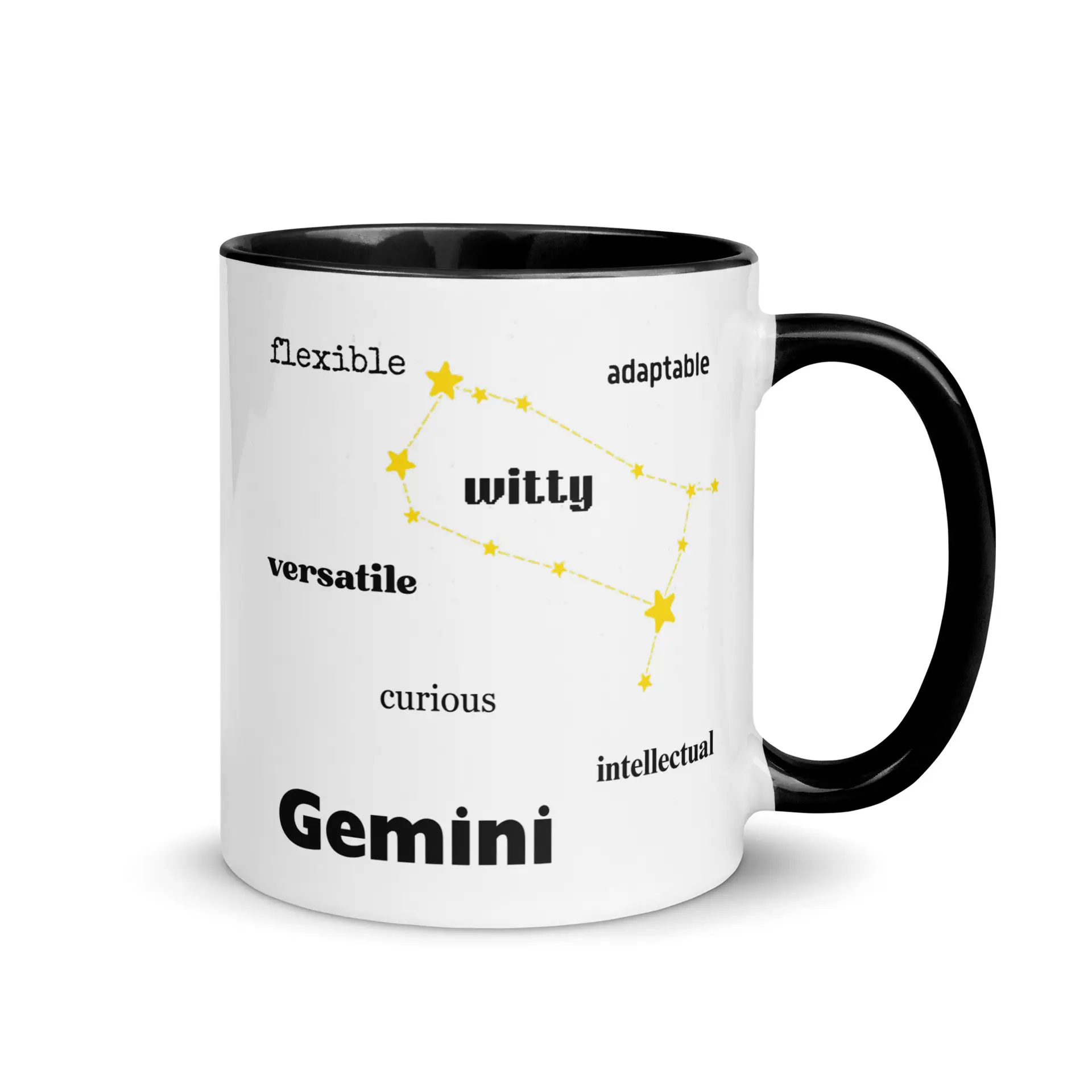 Gemini the Twins Mug with Color Inside