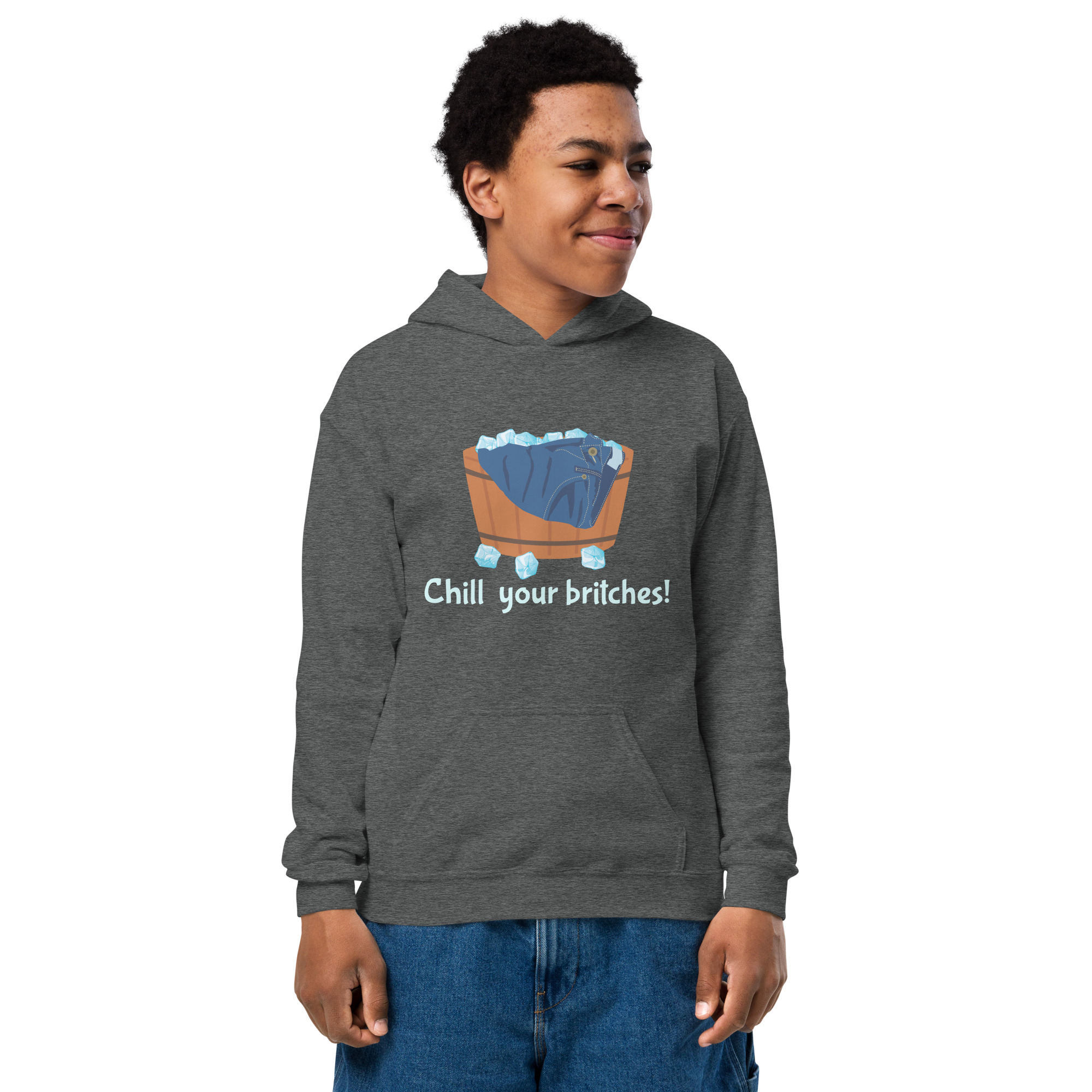 Chill Your Britches Youth Heavy Blend Hoodie