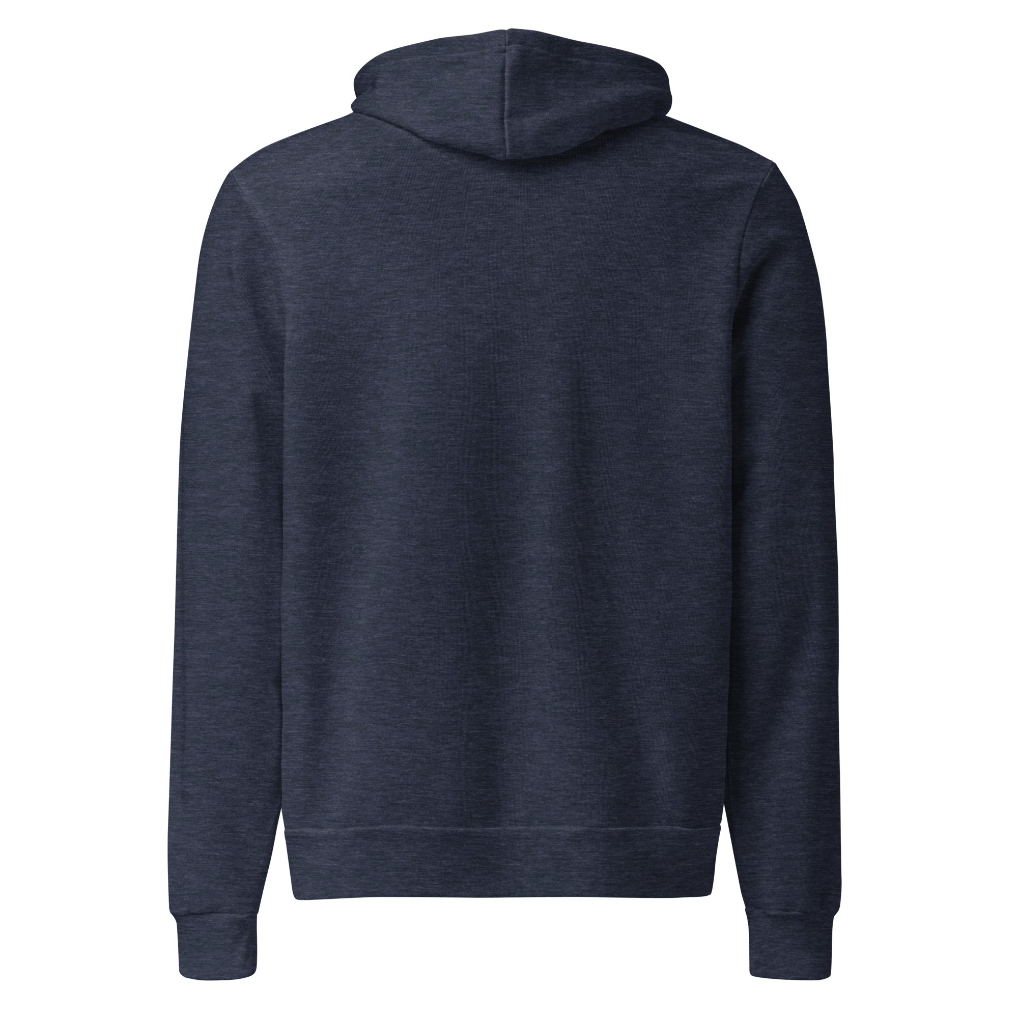 Albert Camus Welfare of Humanity (B+C) unisex-pullover-hoodie-heather-navy-back-68dfd85ed2560