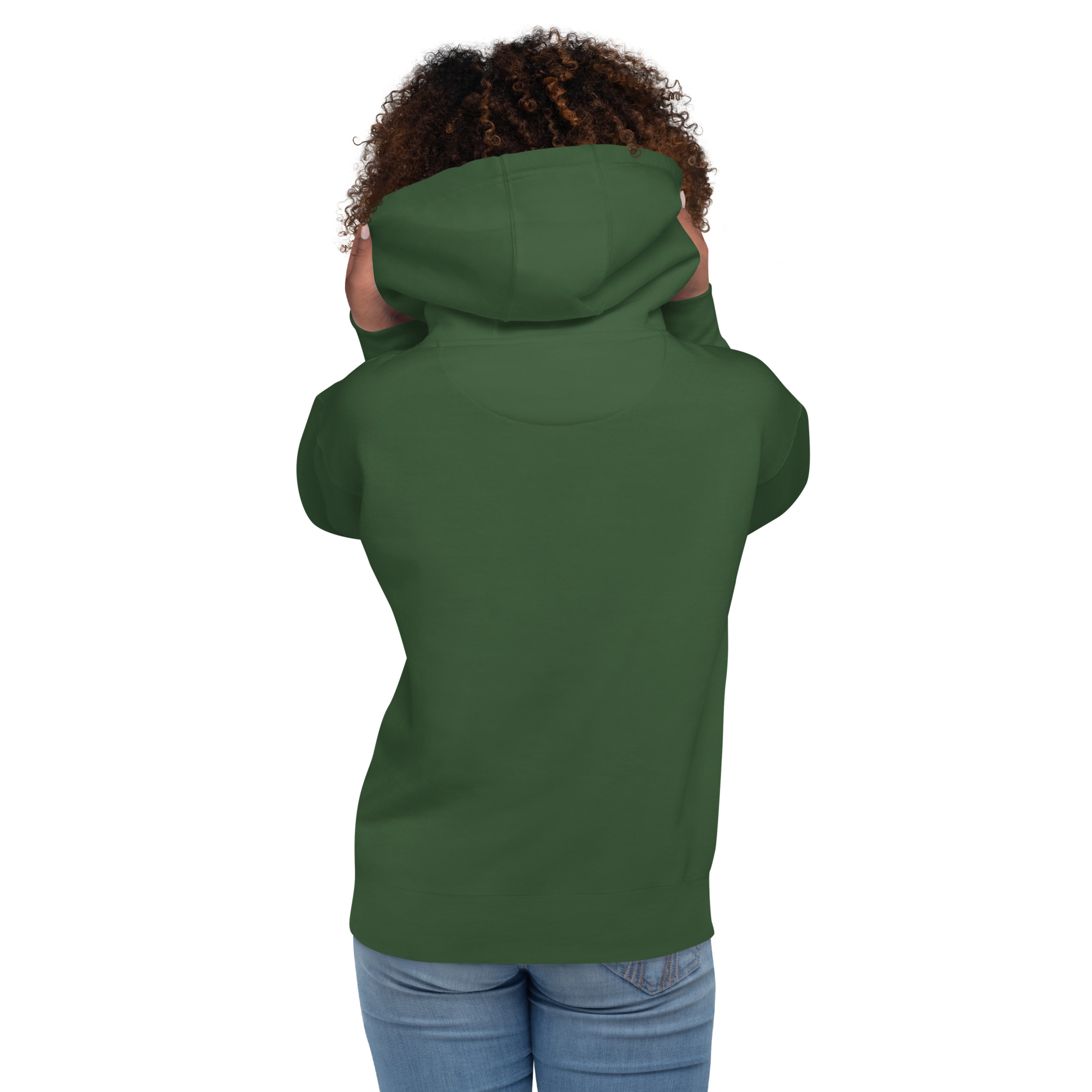 Labyrinth Heart labyrinth I know the Path by Heart cotton-heritage-m2580-unisex-premium-pullover-hoodie-forest-green-back-696295a64fd6b