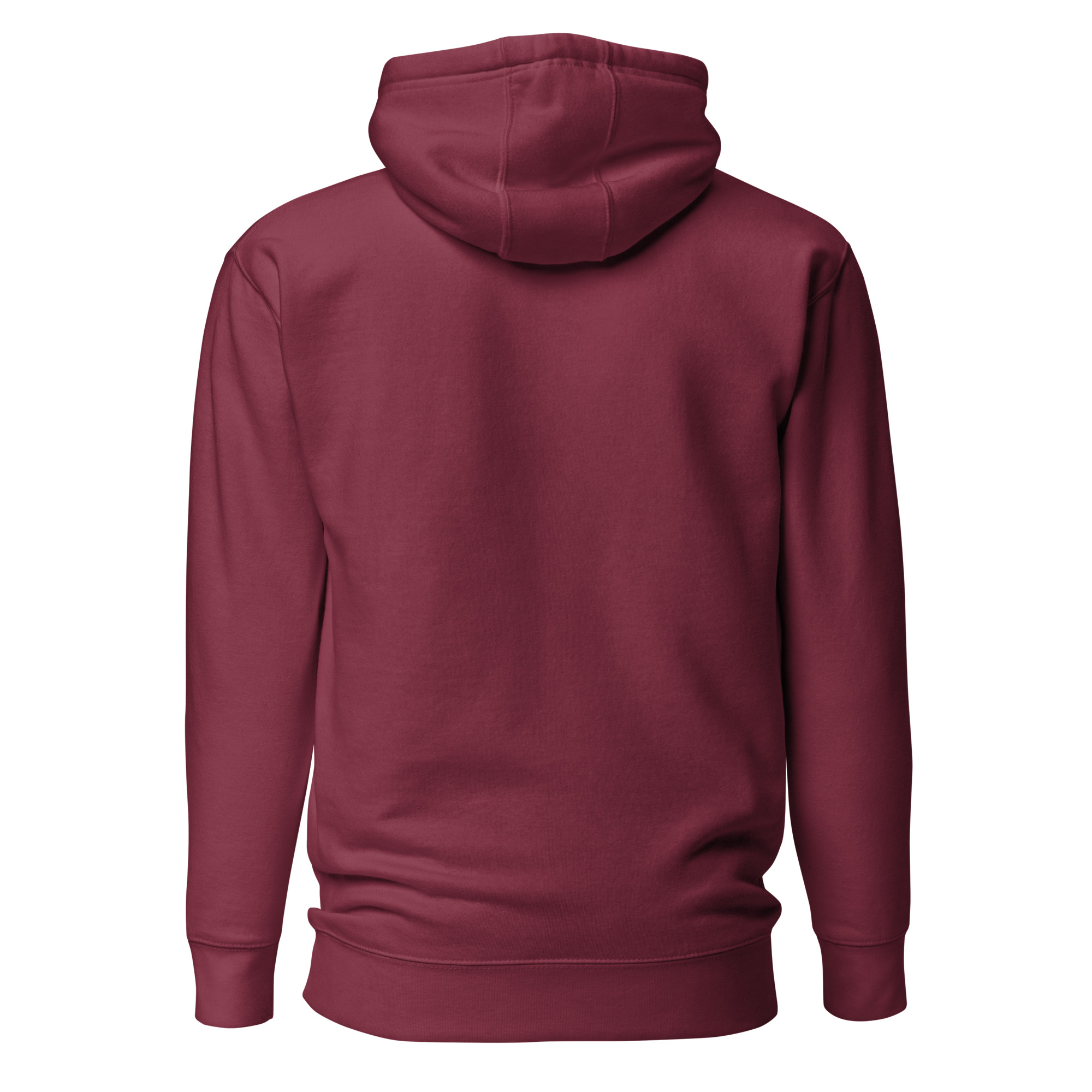 Labyrinth Heart labyrinth I know the Path by Heart cotton-heritage-m2580-unisex-premium-pullover-hoodie-maroon-back-696295a652ab5