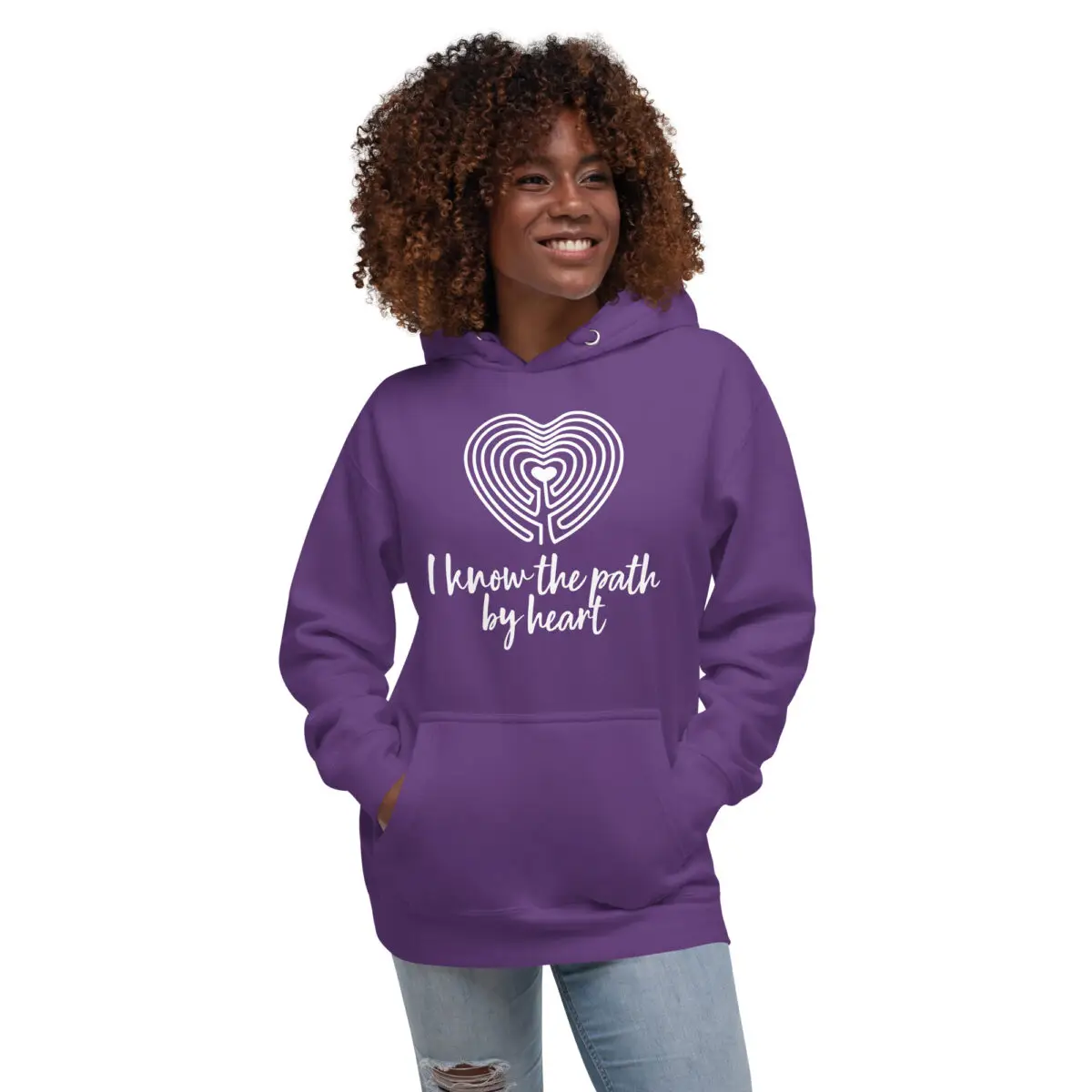 Labyrinth Heart labyrinth I Know the Path by Heart Unisex Hoodie
