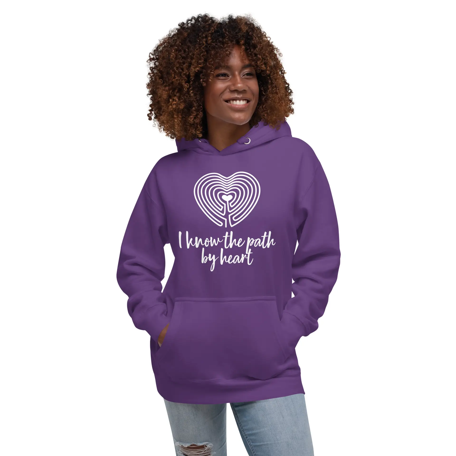 Labyrinth Heart labyrinth I Know the Path by Heart Unisex Hoodie