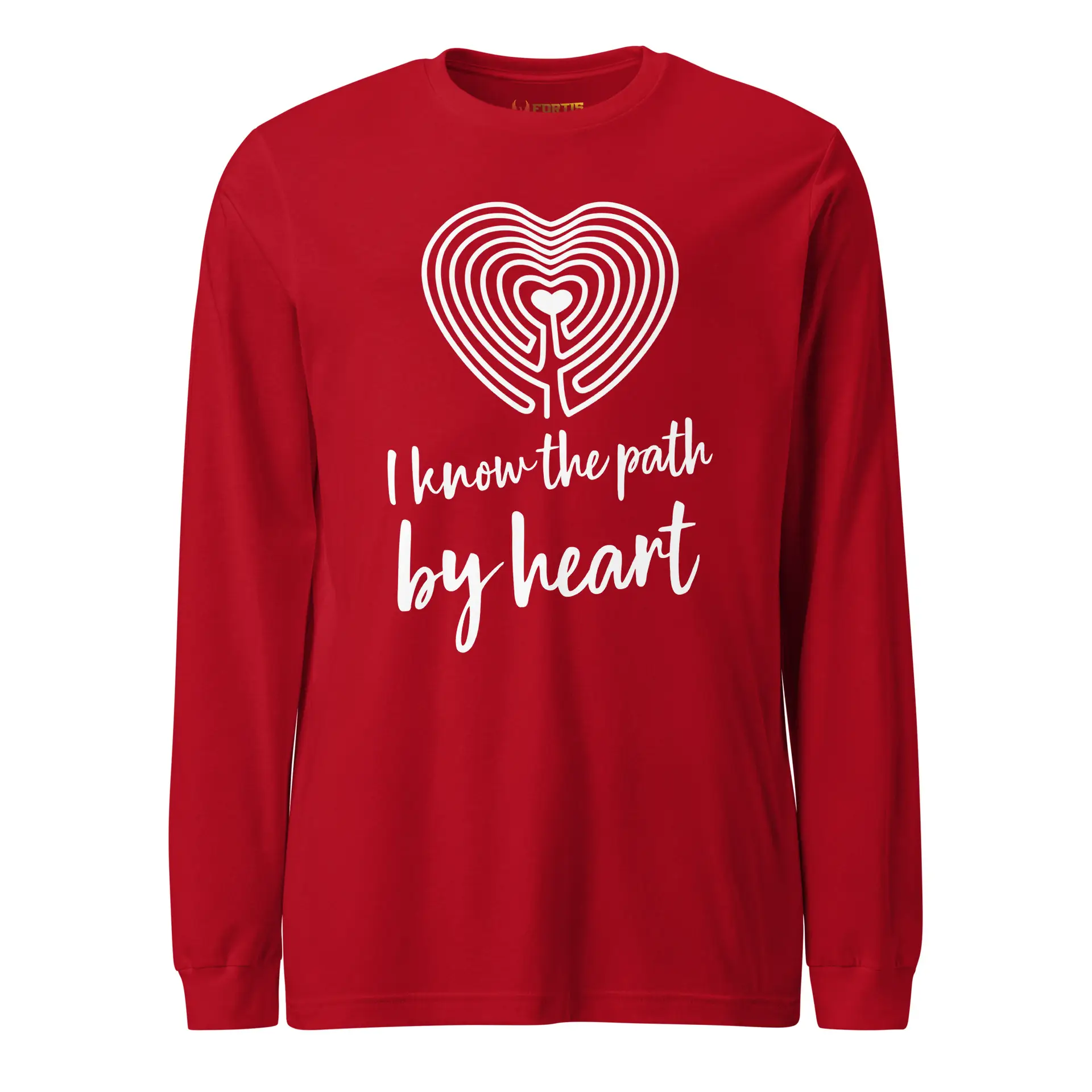 Labyrinth Heart labyrinth I Know the Path by Heart Unisex Long Sleeve Tee