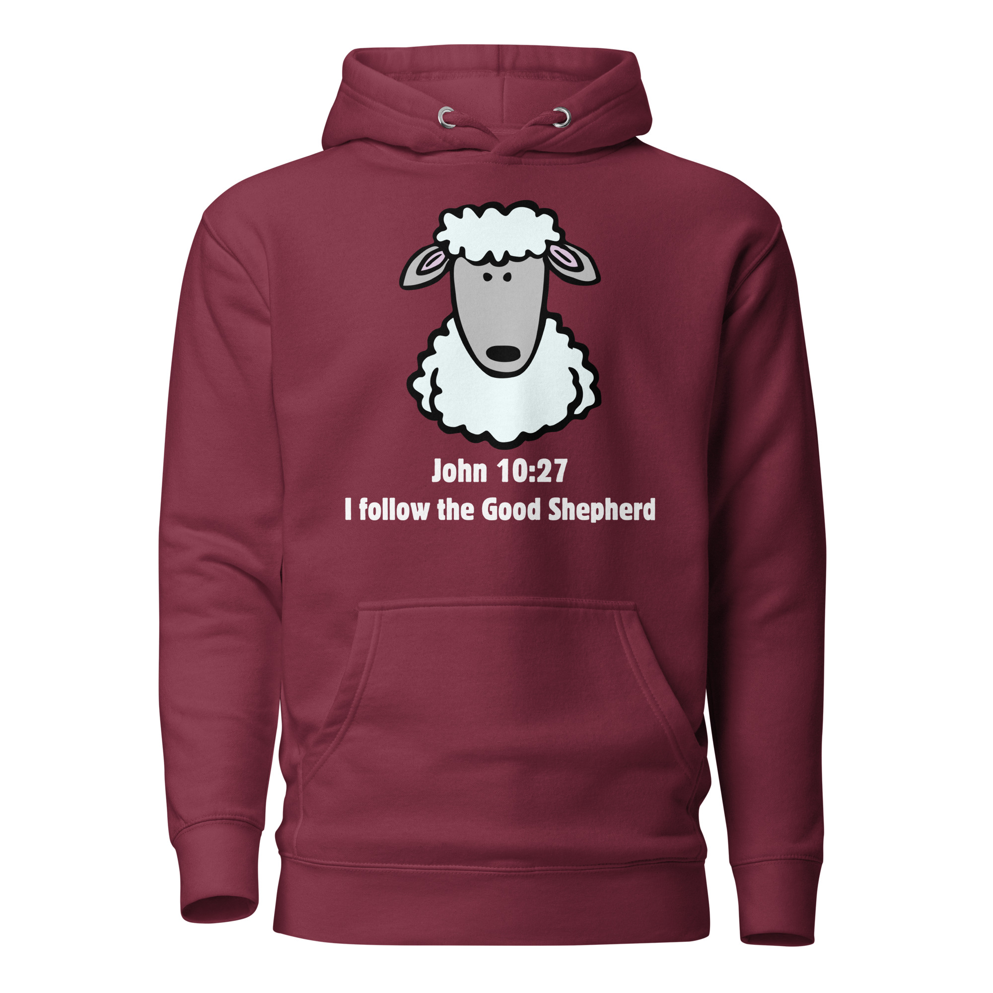 John 10:27 Good Shepherd (v1) Unisex Hoodie