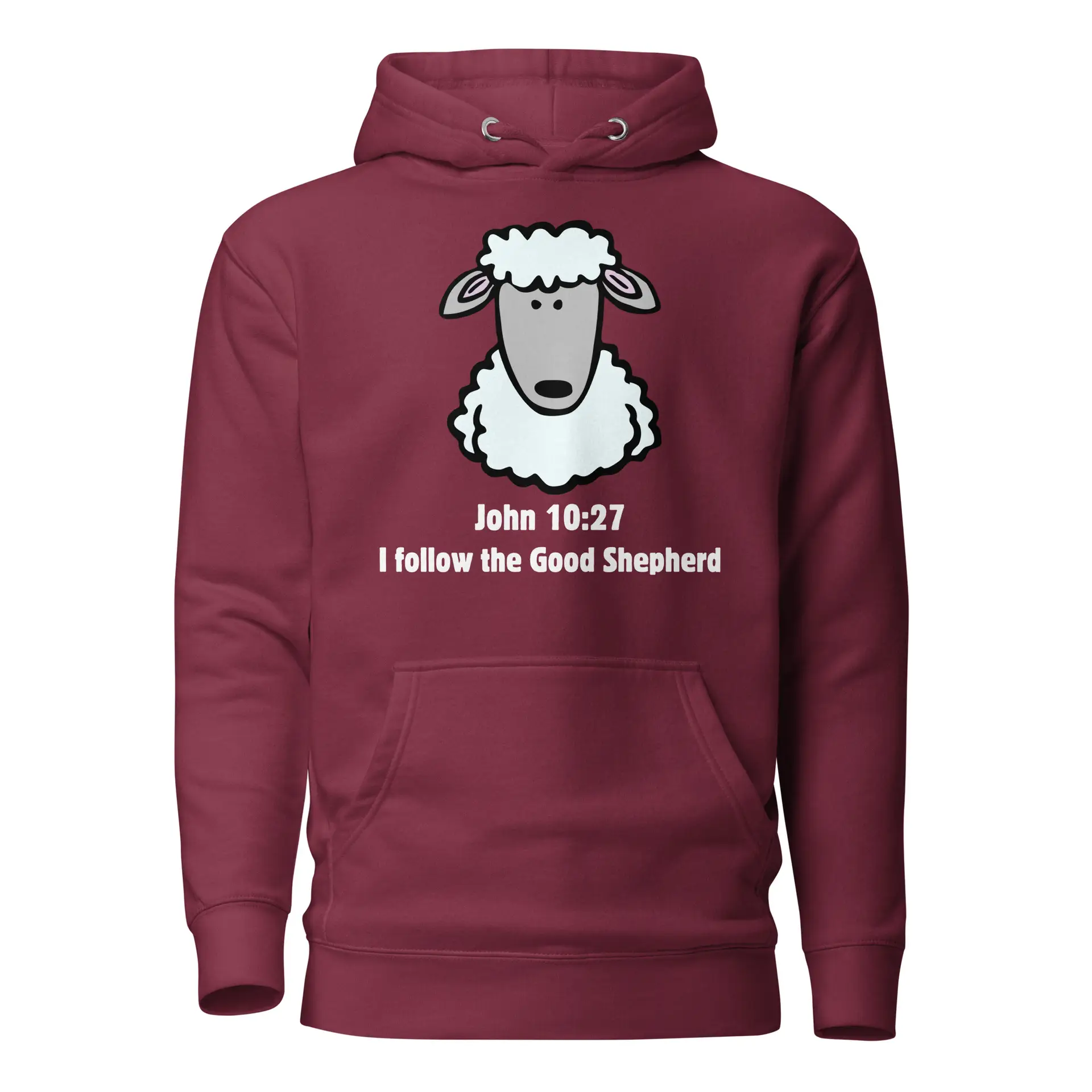 John 10:27 Good Shepherd (v1) Unisex Hoodie