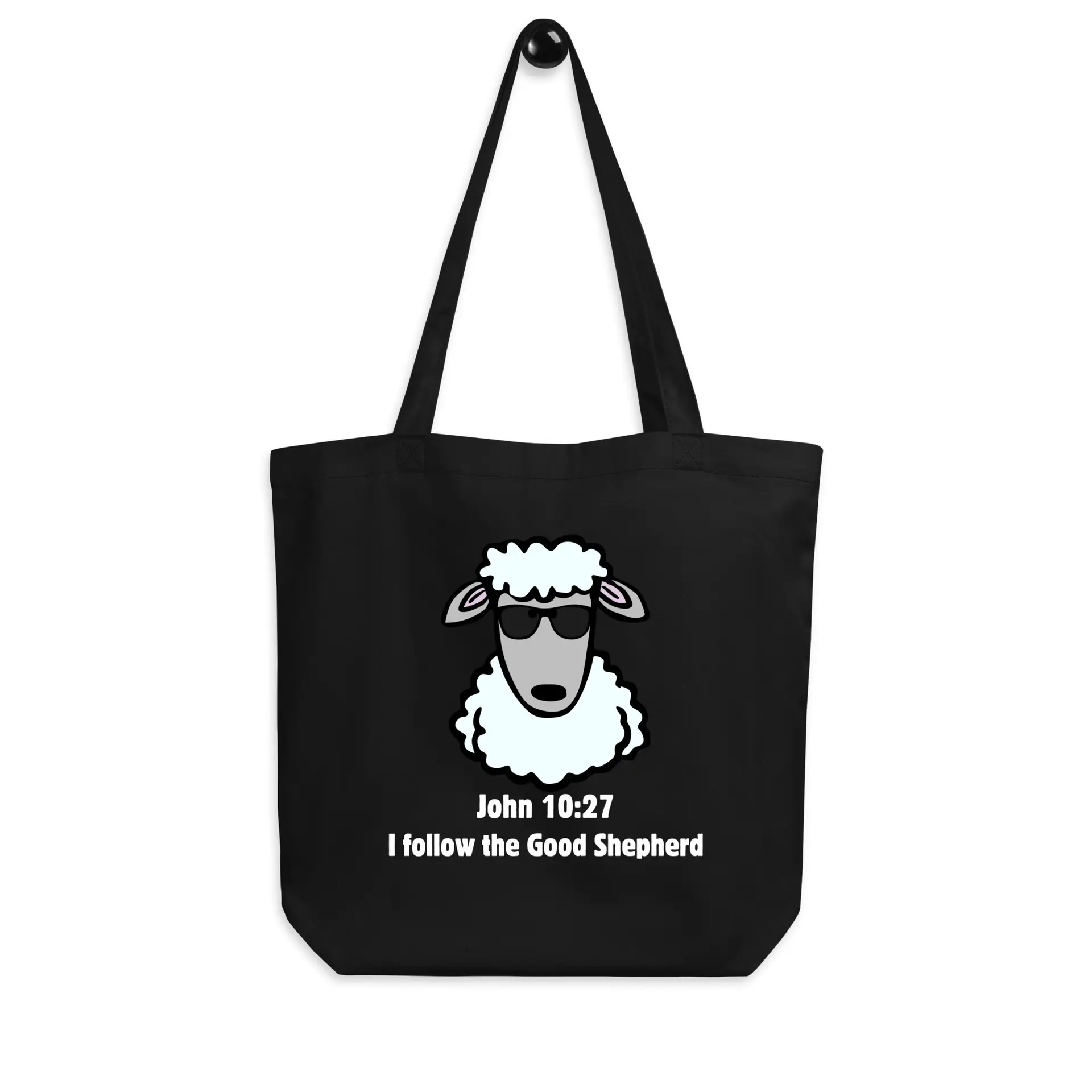 John 10:27 Cool Shepherd Eco Tote Bag