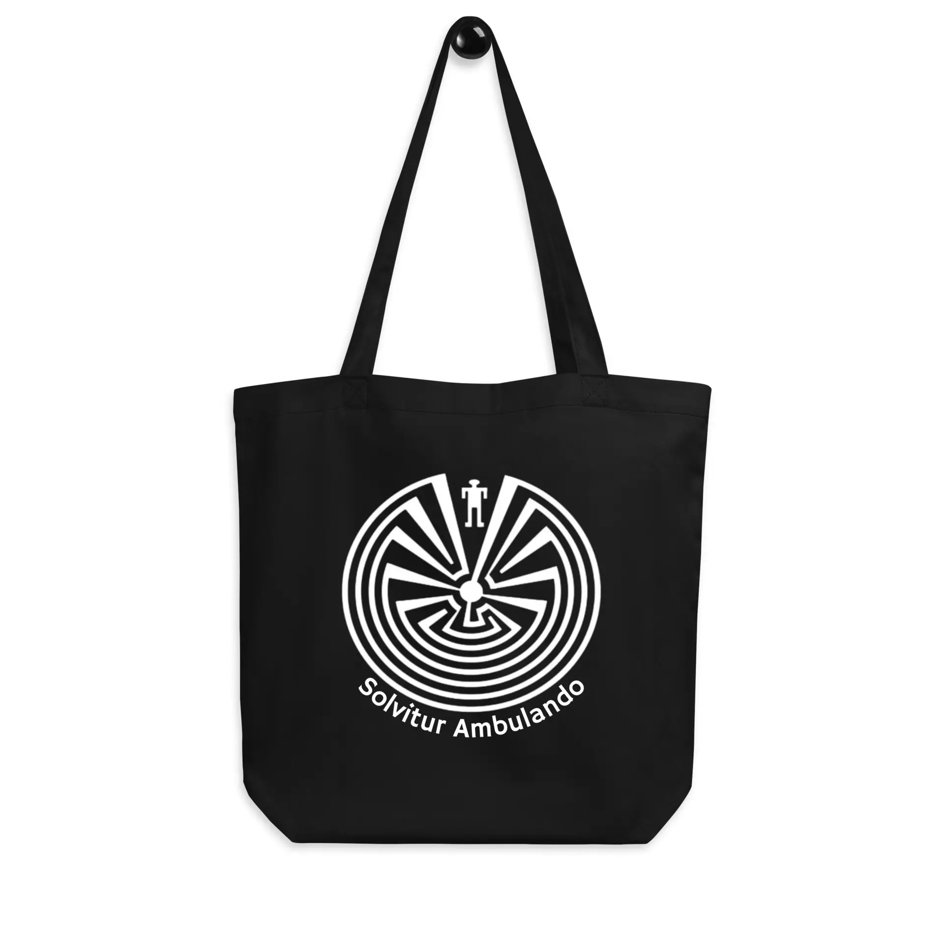 labyrinth man in the maze labyrinth solvitur ambulando Eco Tote Bag