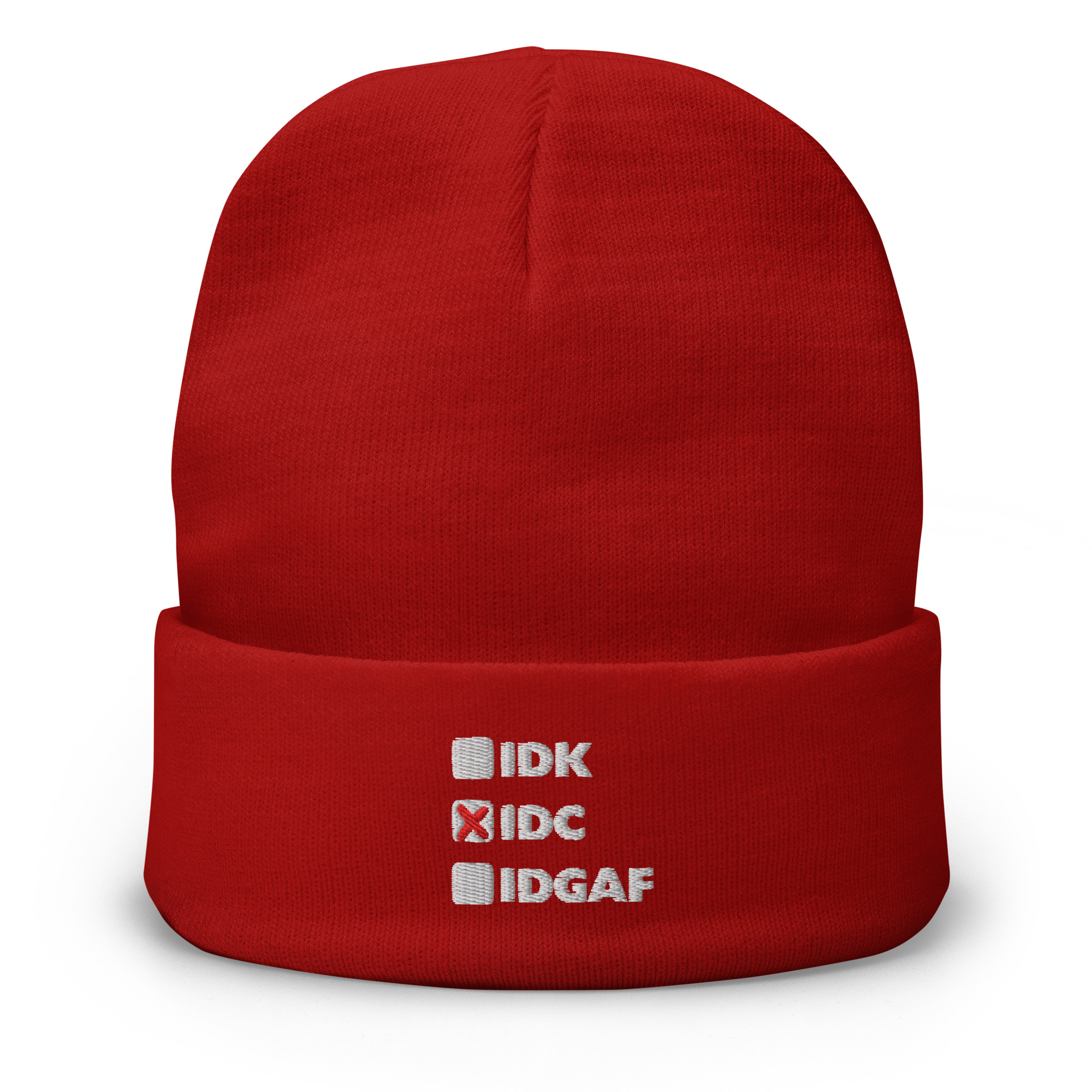 IDC Embroidered Beanie