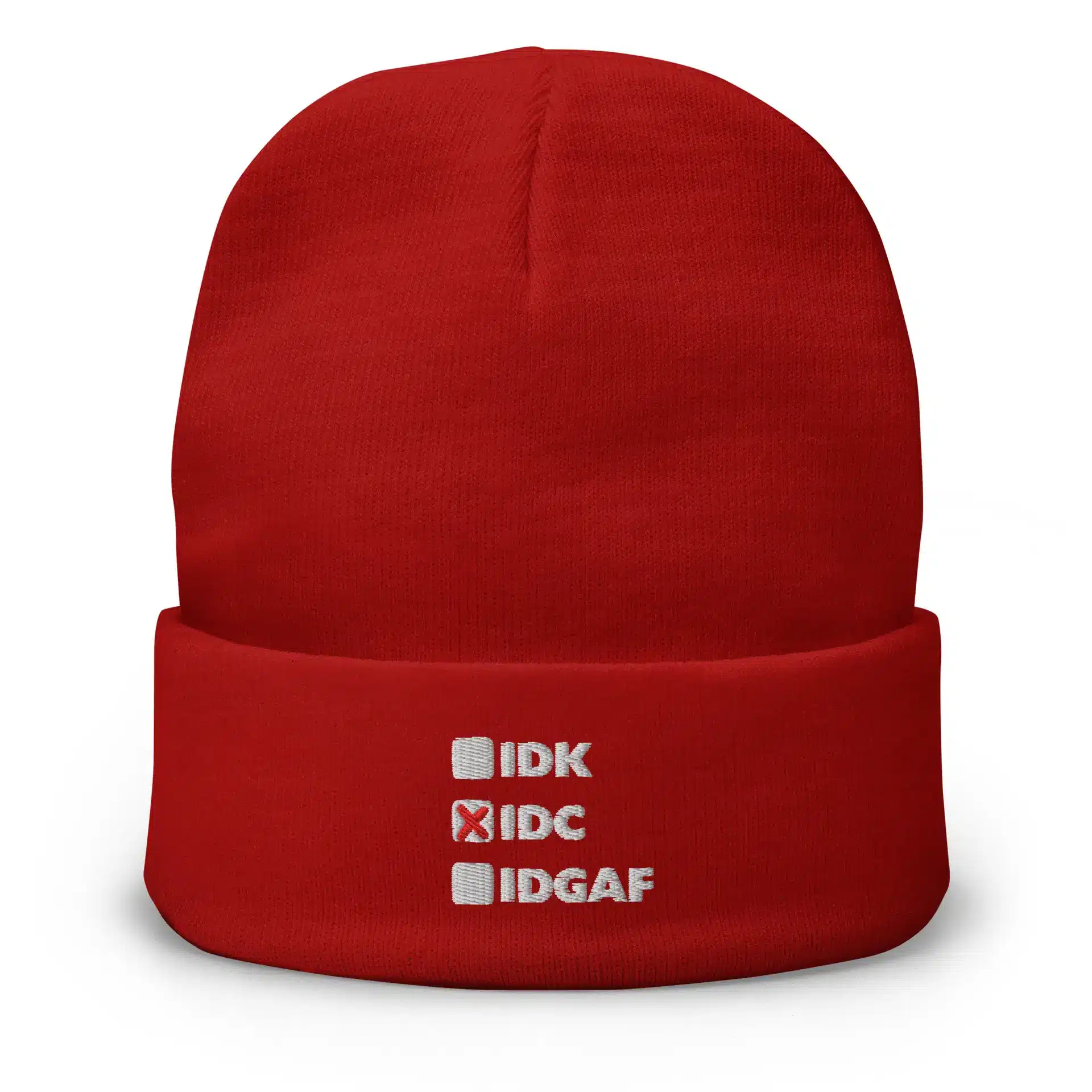 IDC Embroidered Beanie