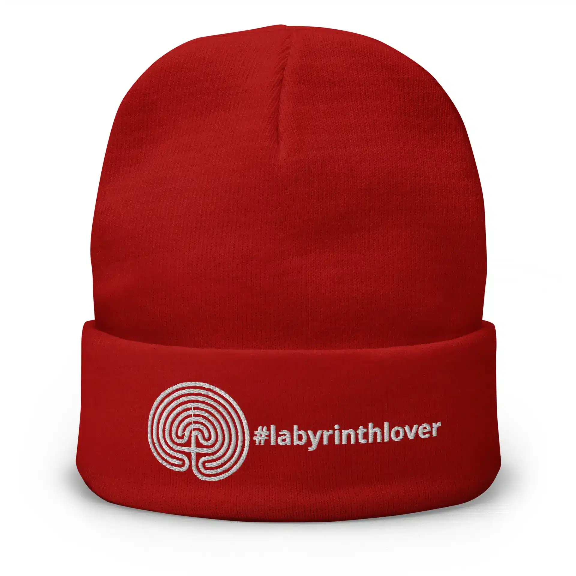 labyrinth classical labyrinth #labyrinthlover Embroidered Beanie